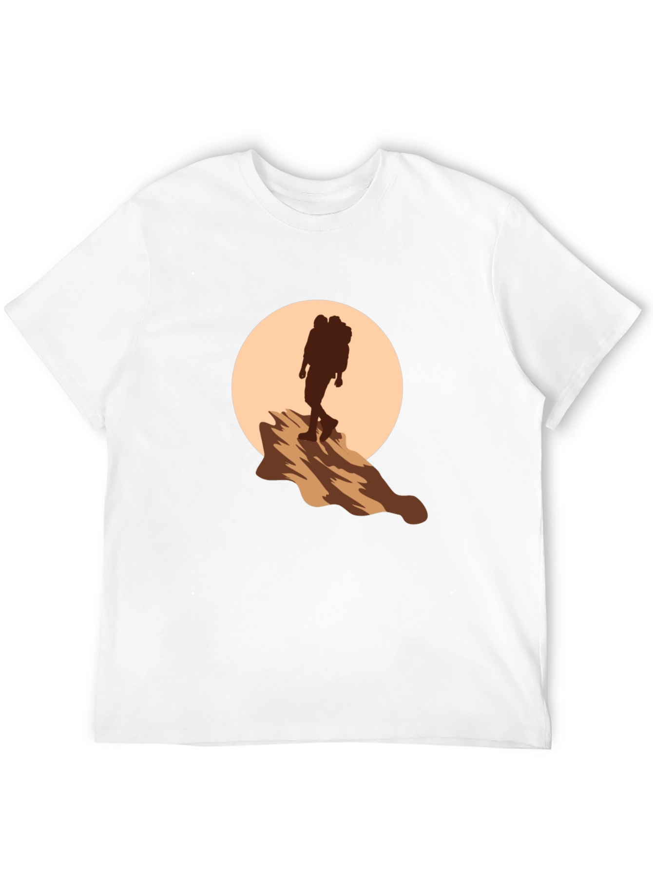 Hiking Silhouette Graphic Tee - Adventure Ready