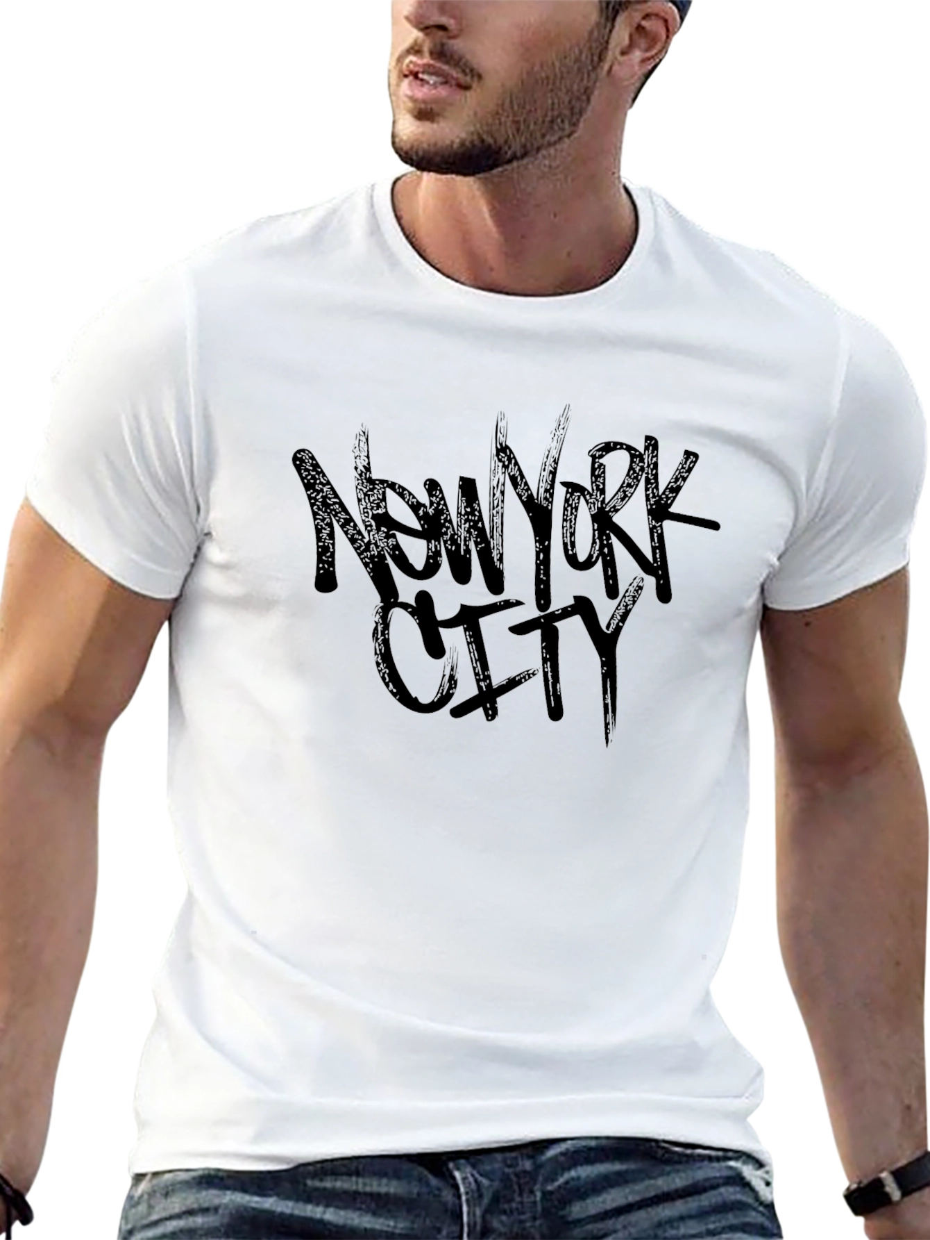 New York City Graphic Tee - Black