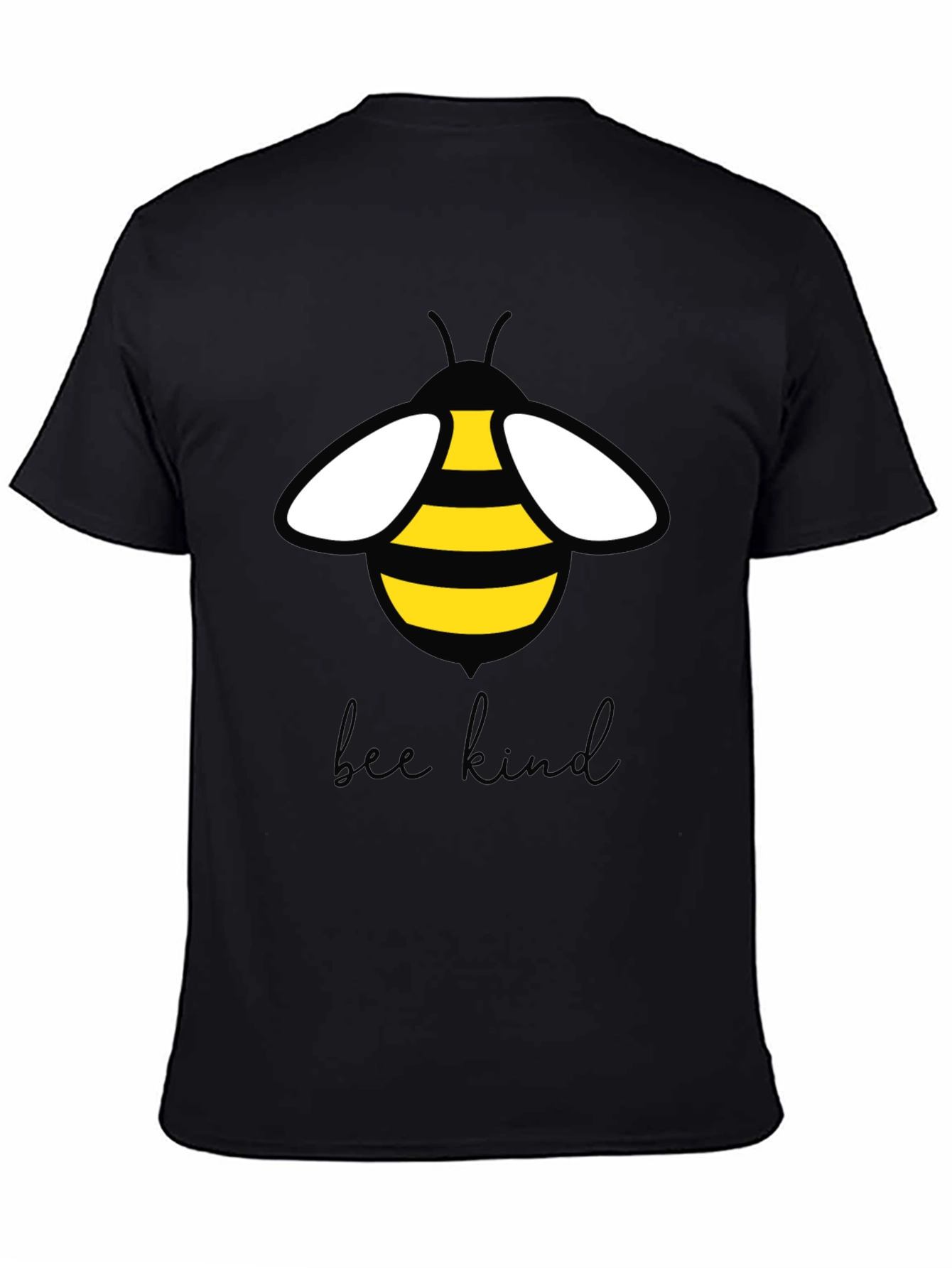 Bee Kind Graphic Tee - Soft Black T-Shirt