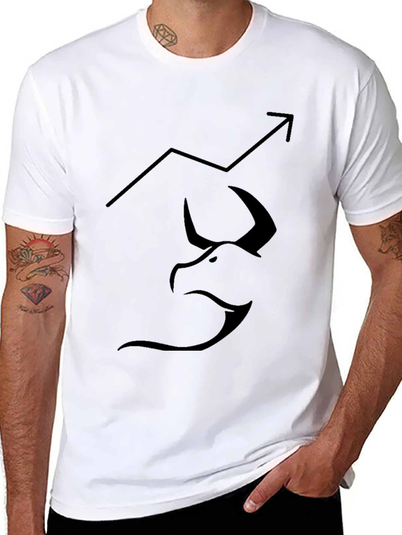 Bull Market Black Tee - Traders Choice