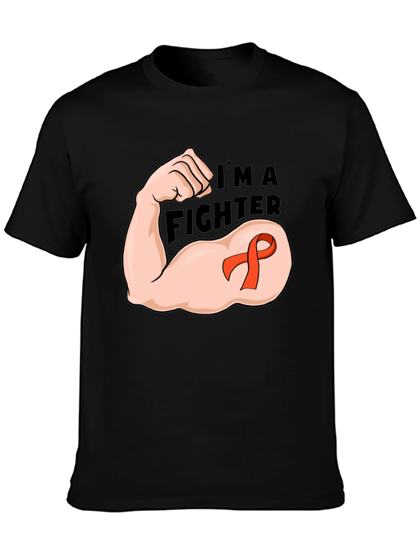 Im A Fighter T-Shirt - Awareness Ribbon Graphic Tee