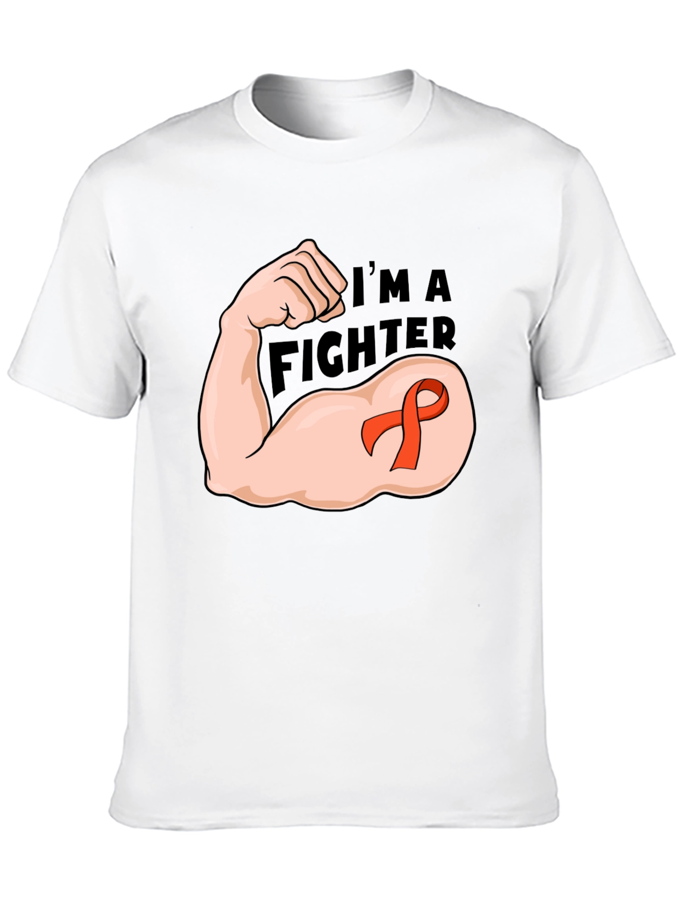 Im A Fighter T-Shirt - Awareness Ribbon Graphic Tee