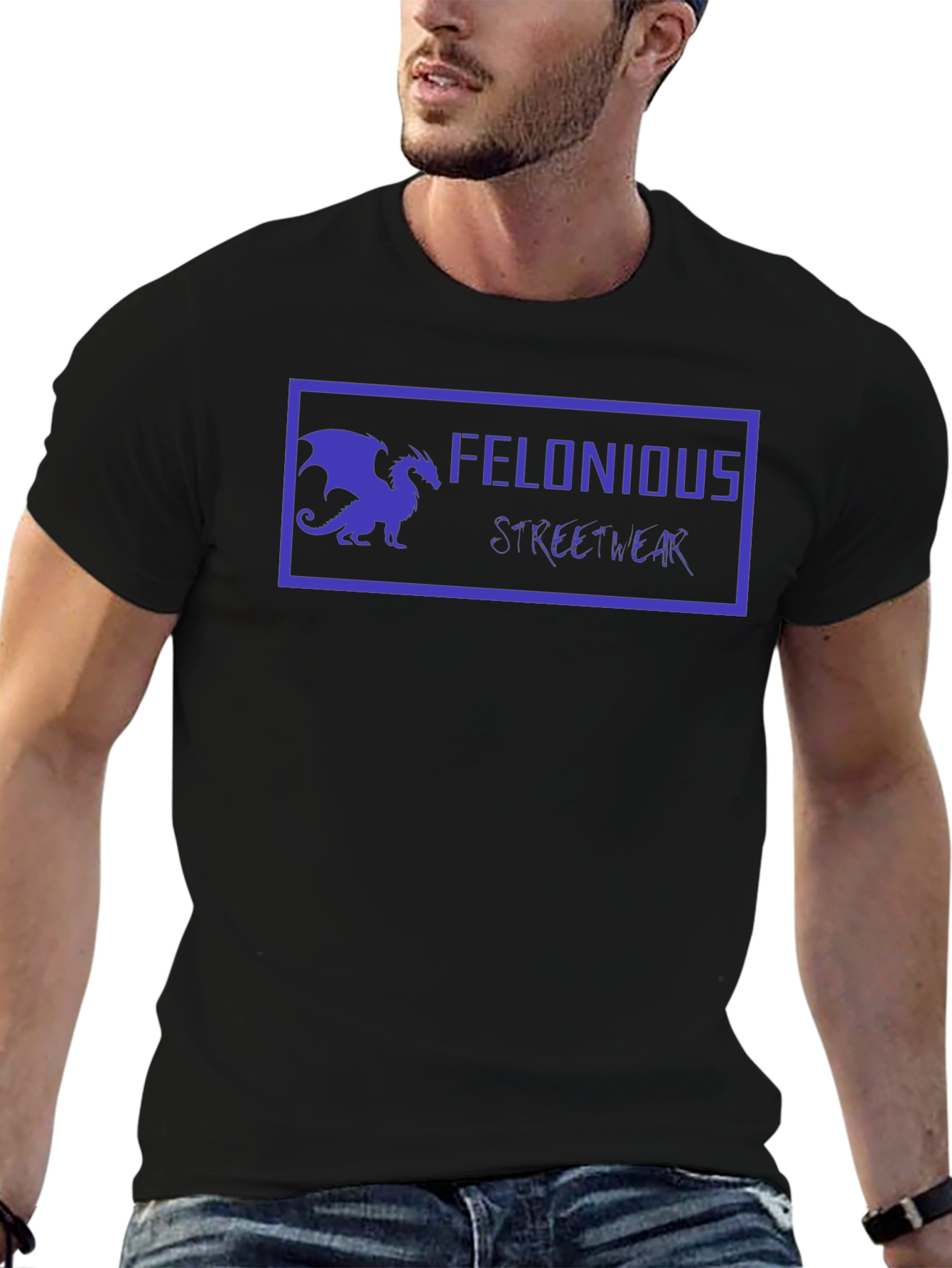 Felonious Streetwear Dragon Graphic T-Shirt