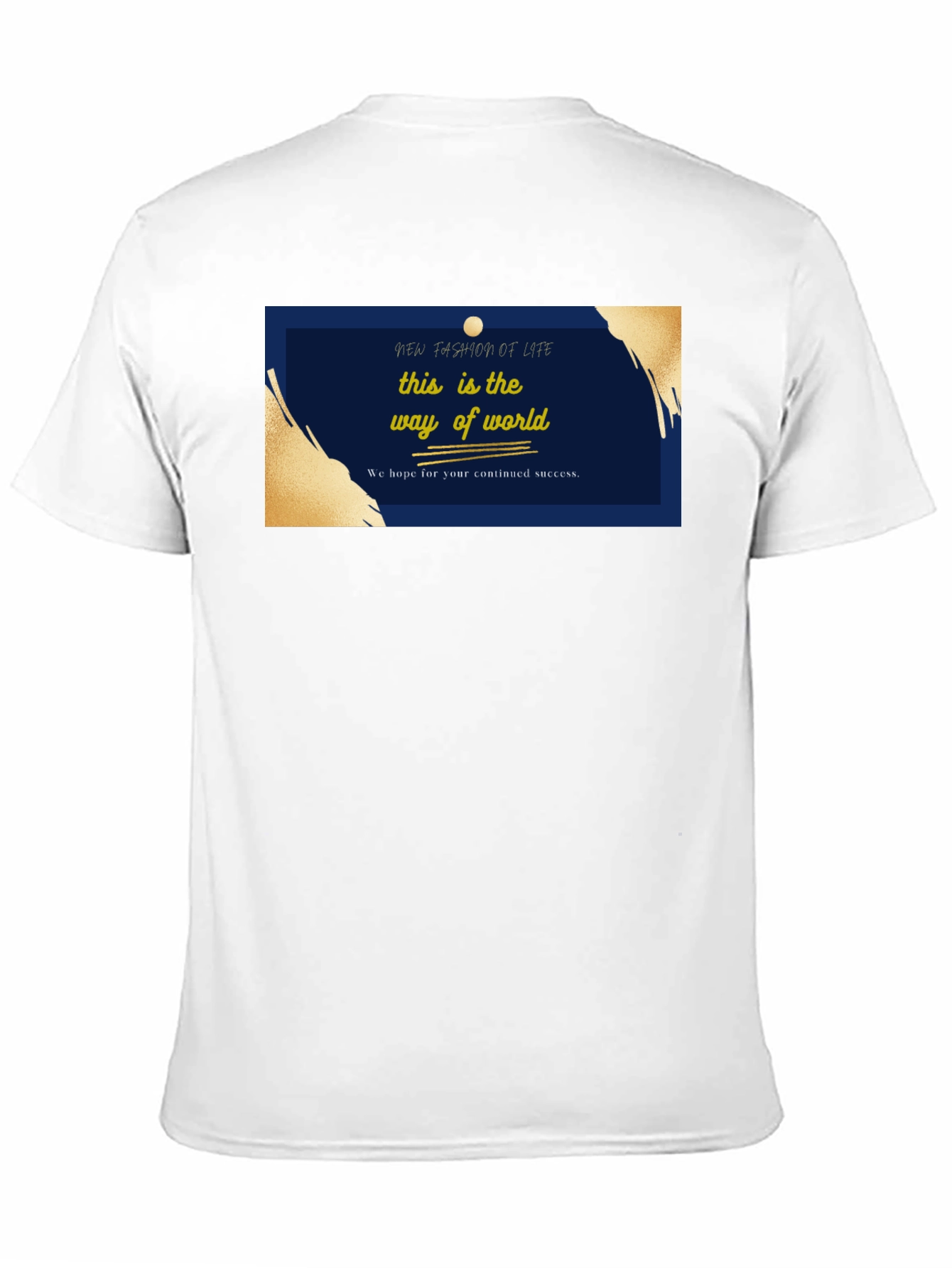 Stylish Black T-Shirt with New Fashion of Life Graphic