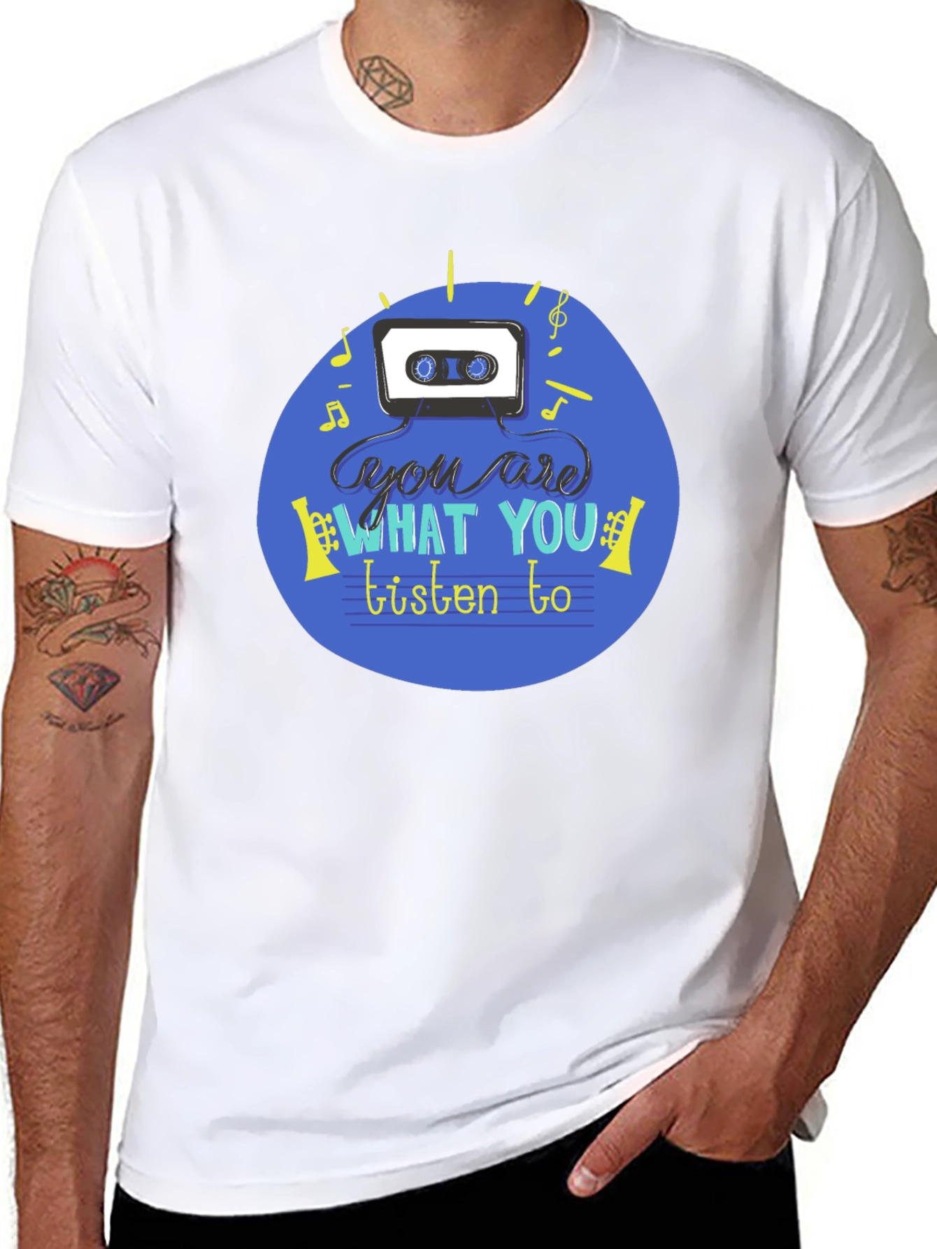 Cassette Tape Graphic T-Shirt - Music Lover Tee