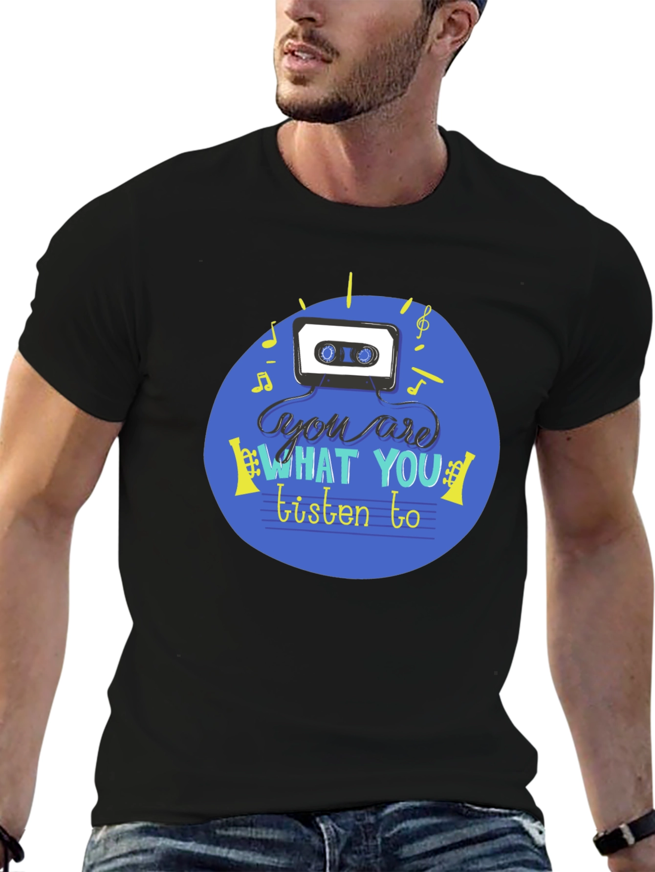 Cassette Tape Graphic T-Shirt - Music Lover Tee