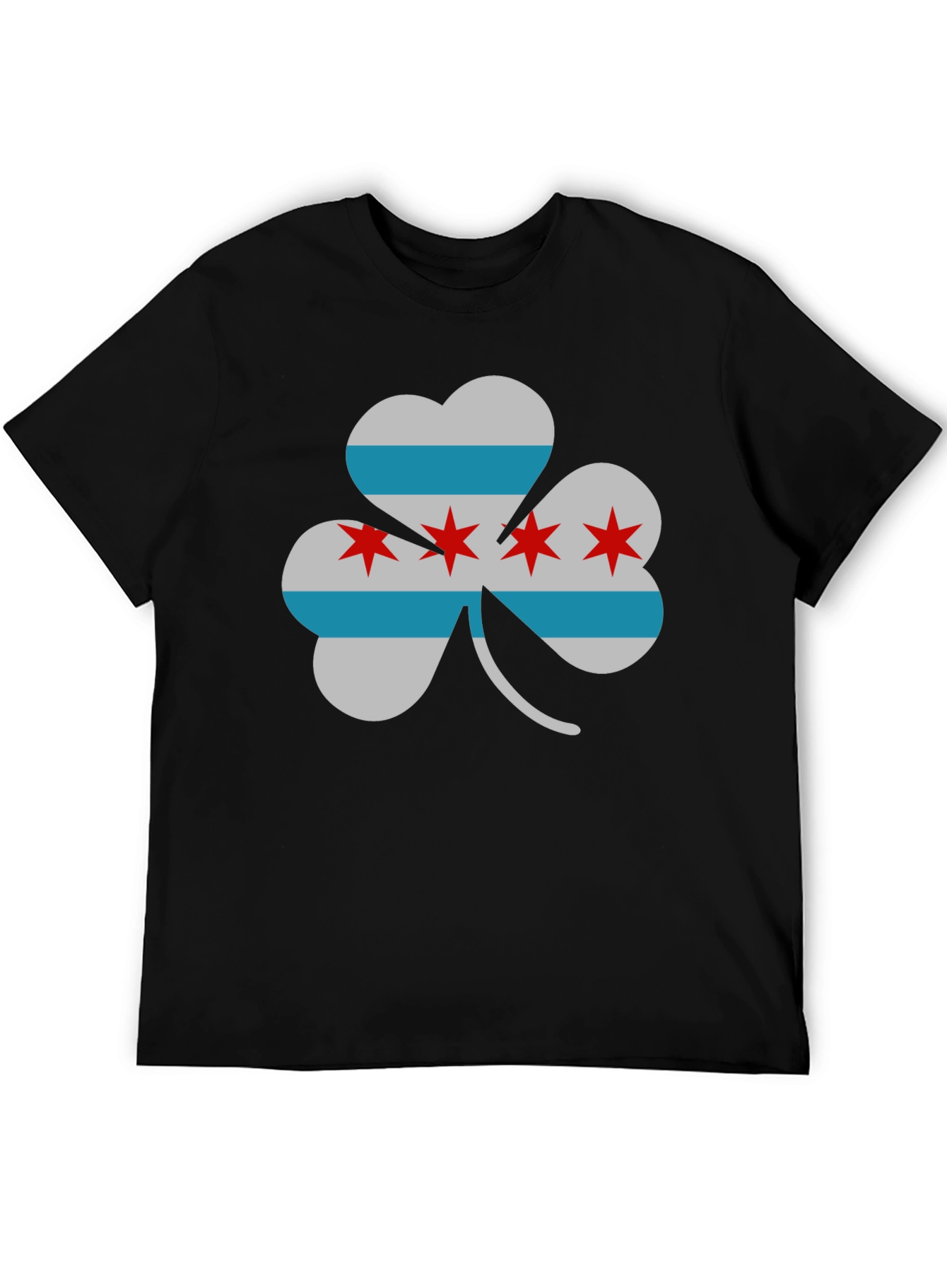 Chicago Flag Shamrock T-Shirt - Lucky Irish Pride!