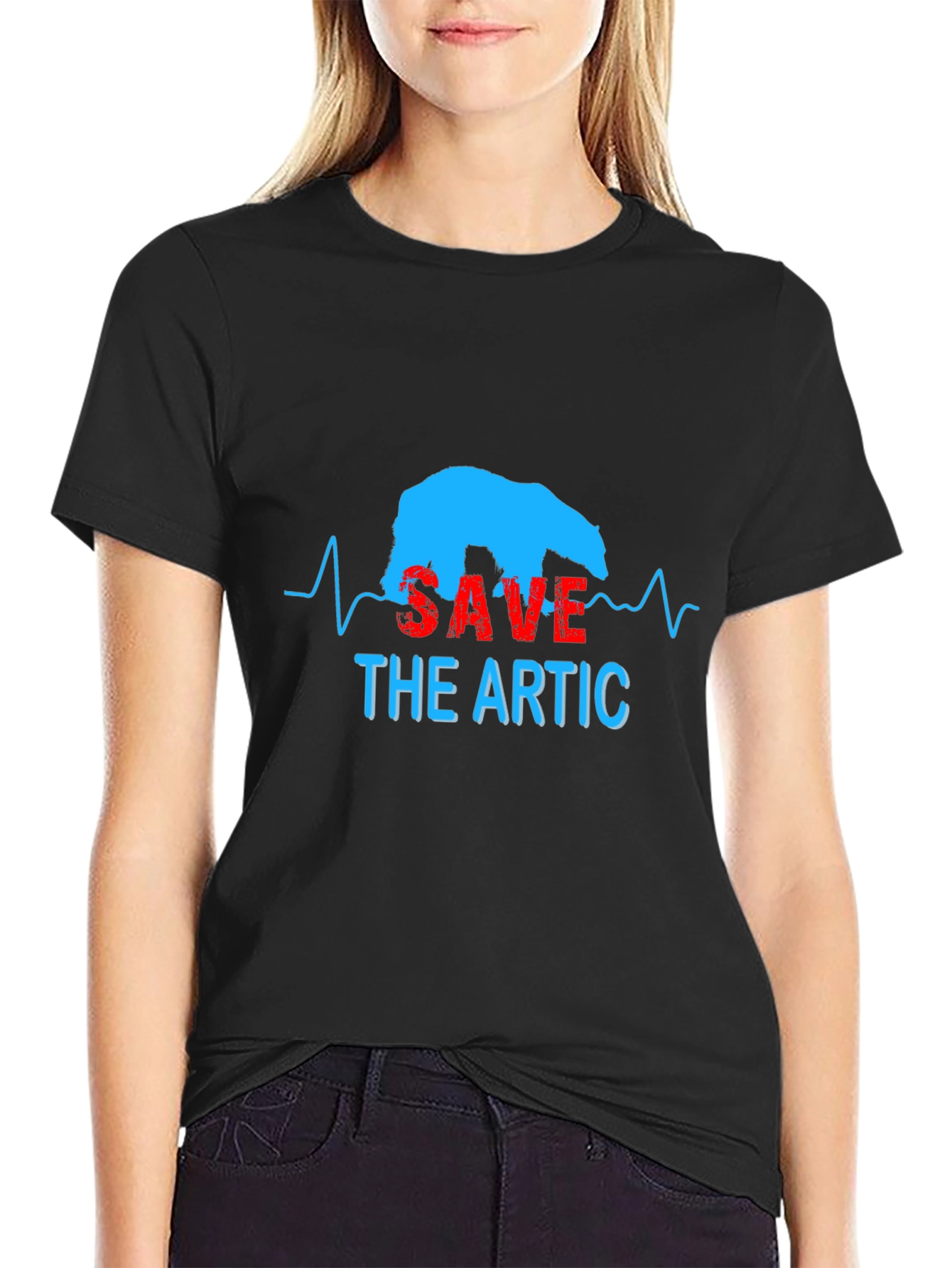Save the Arctic T-Shirt - Polar Bear Graphic Tee