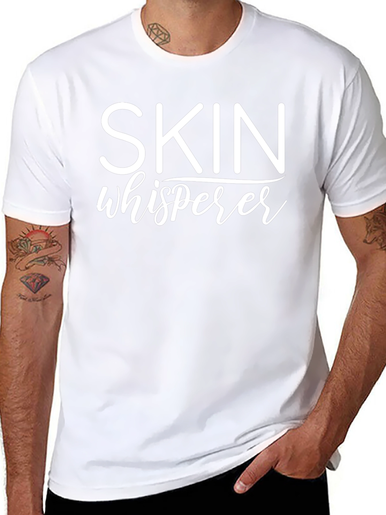 Skin Whisperer Black Graphic Tee