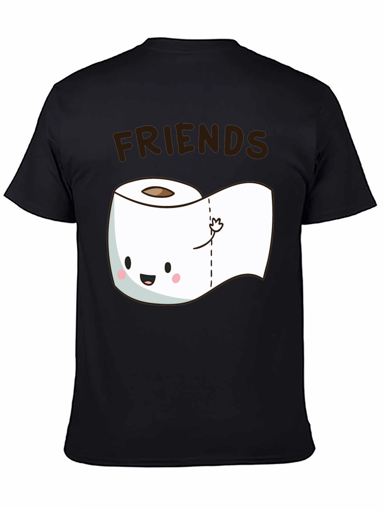 Funny Friends Toilet Paper Graphic Tee
