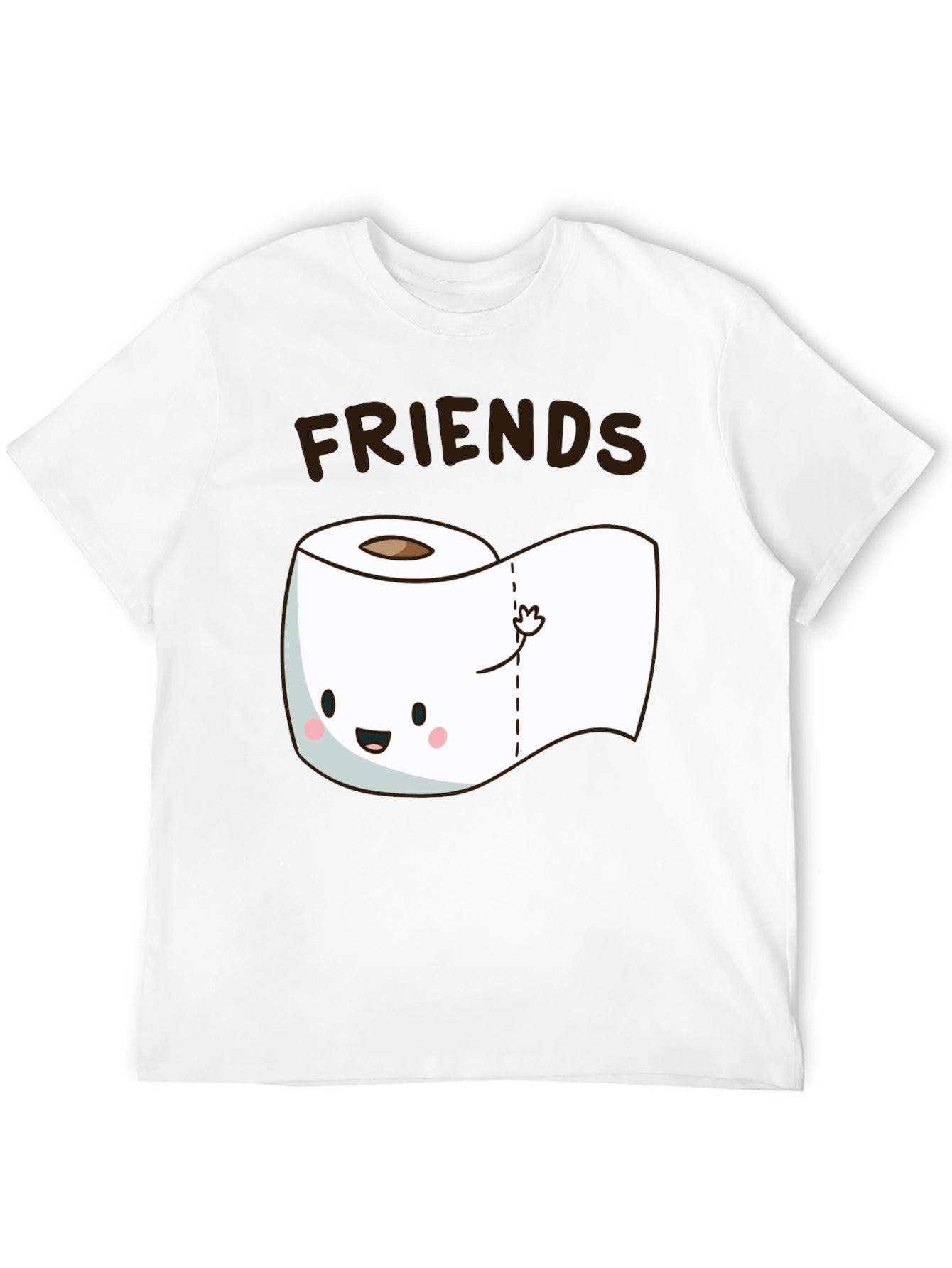Funny Friends Toilet Paper Graphic Tee