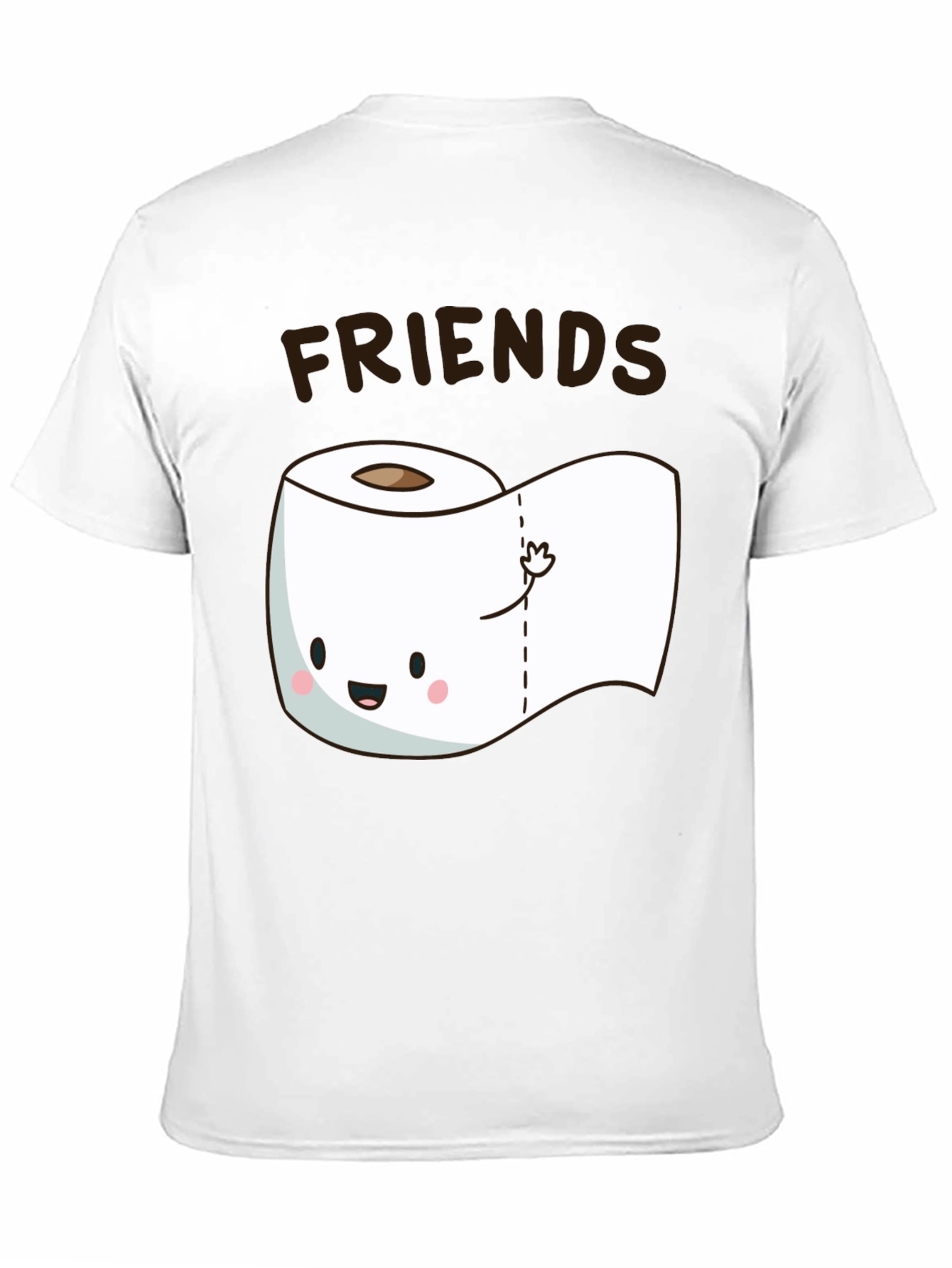 Funny Friends Toilet Paper Graphic Tee