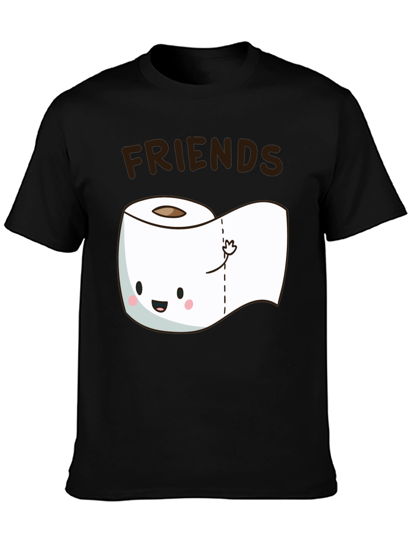 Funny Friends Toilet Paper Graphic Tee