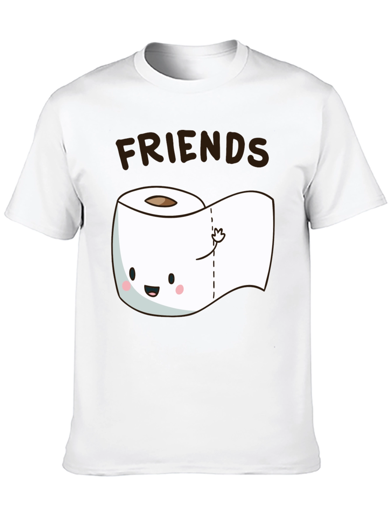 Funny Friends Toilet Paper Graphic Tee