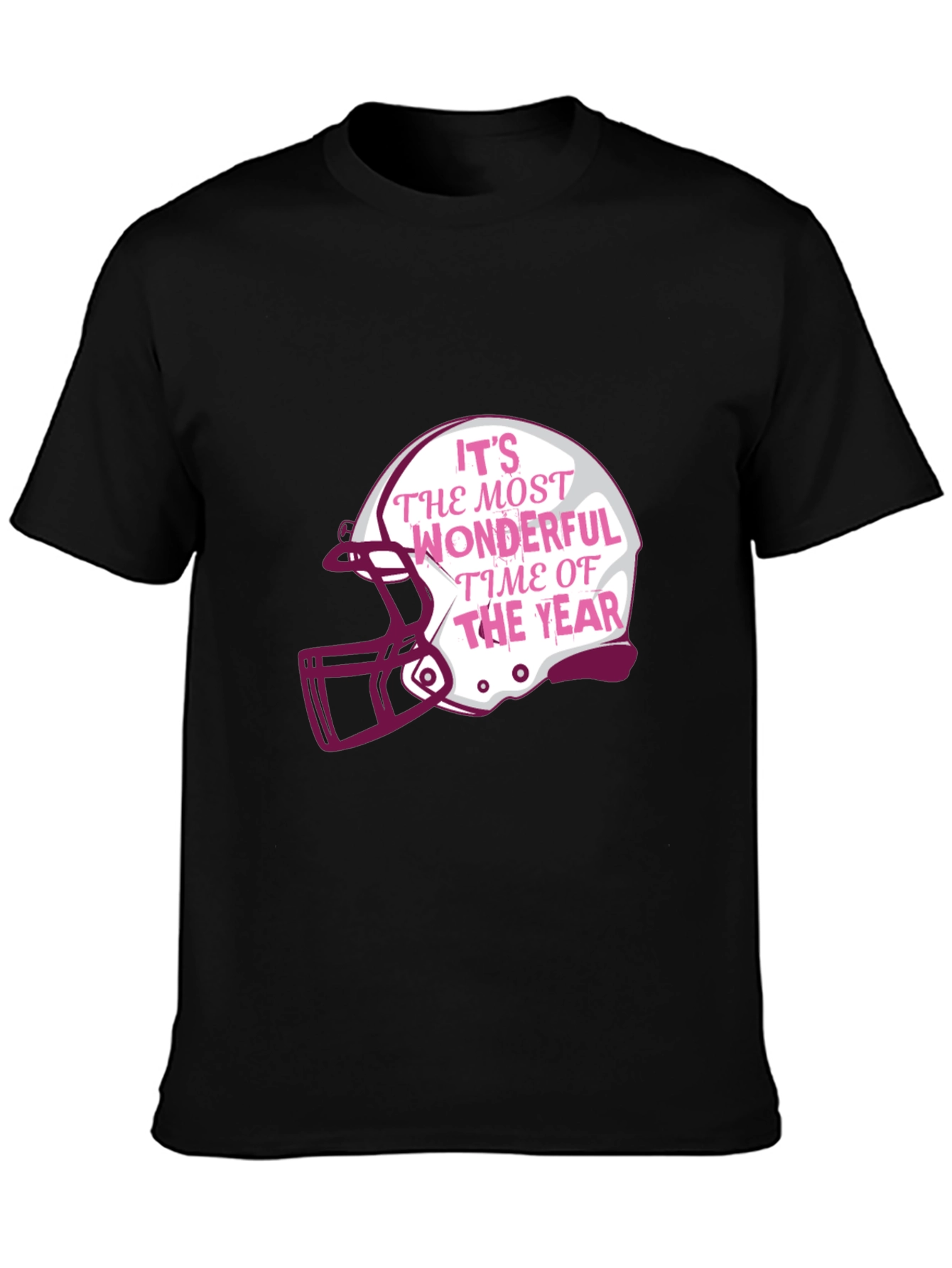 Holiday Football Helmet T-Shirt