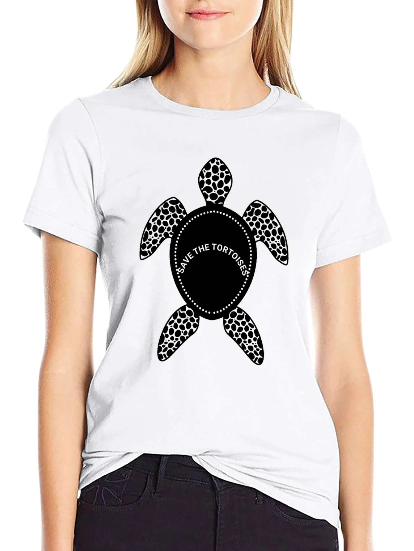 Save The Tortoises T-Shirt - Black