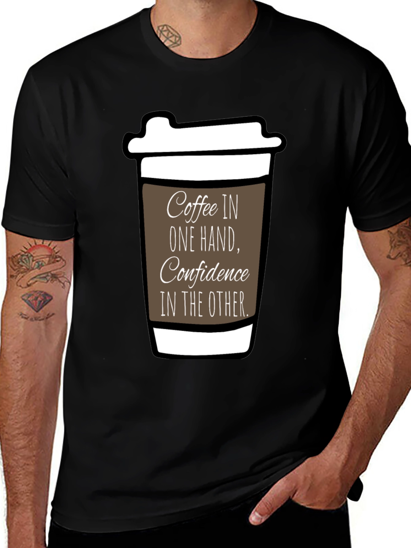 Coffee & Confidence Graphic Tee
