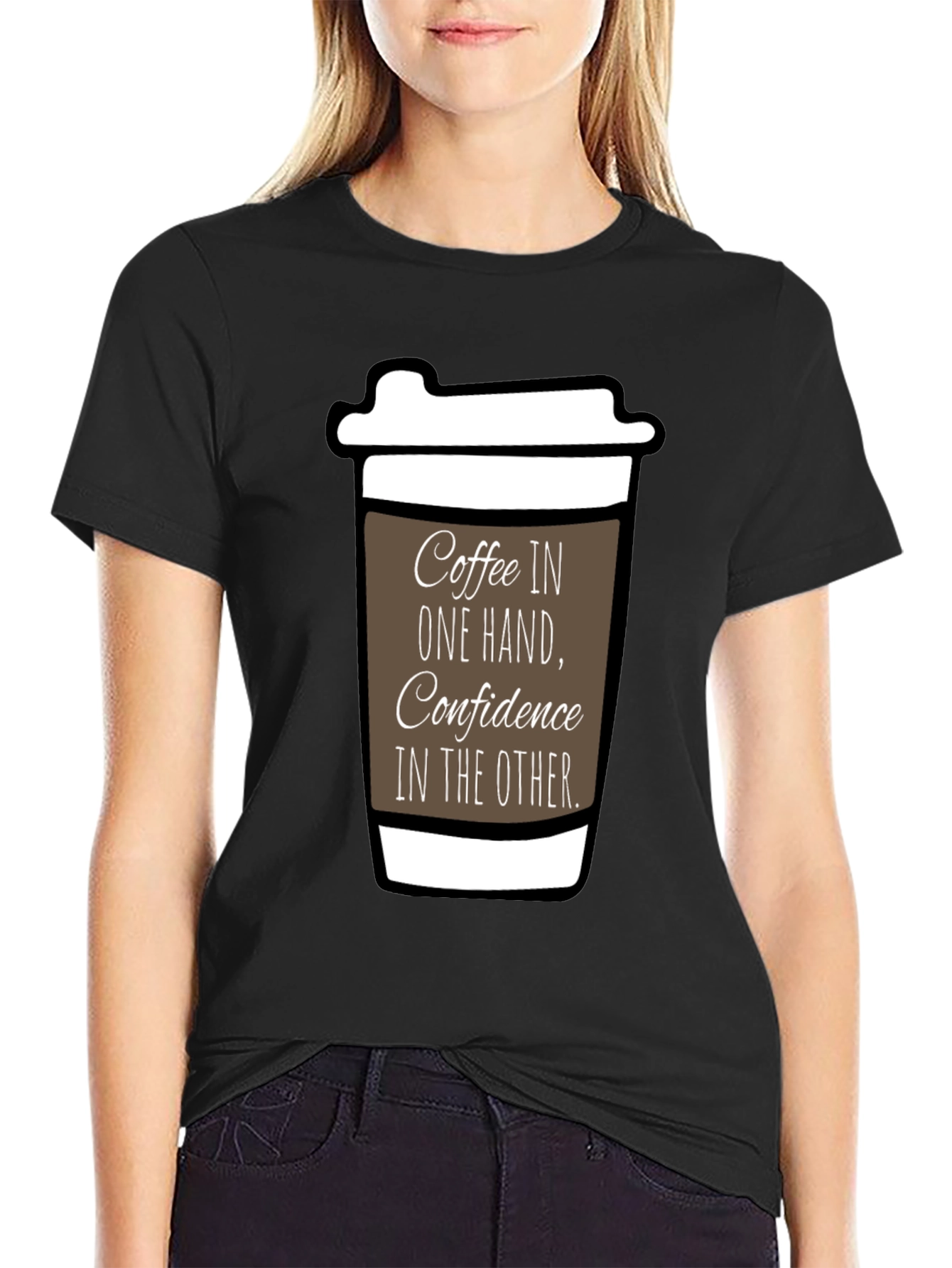 Coffee & Confidence Graphic Tee
