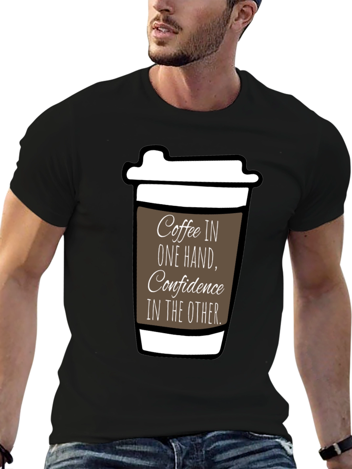Coffee & Confidence Graphic Tee