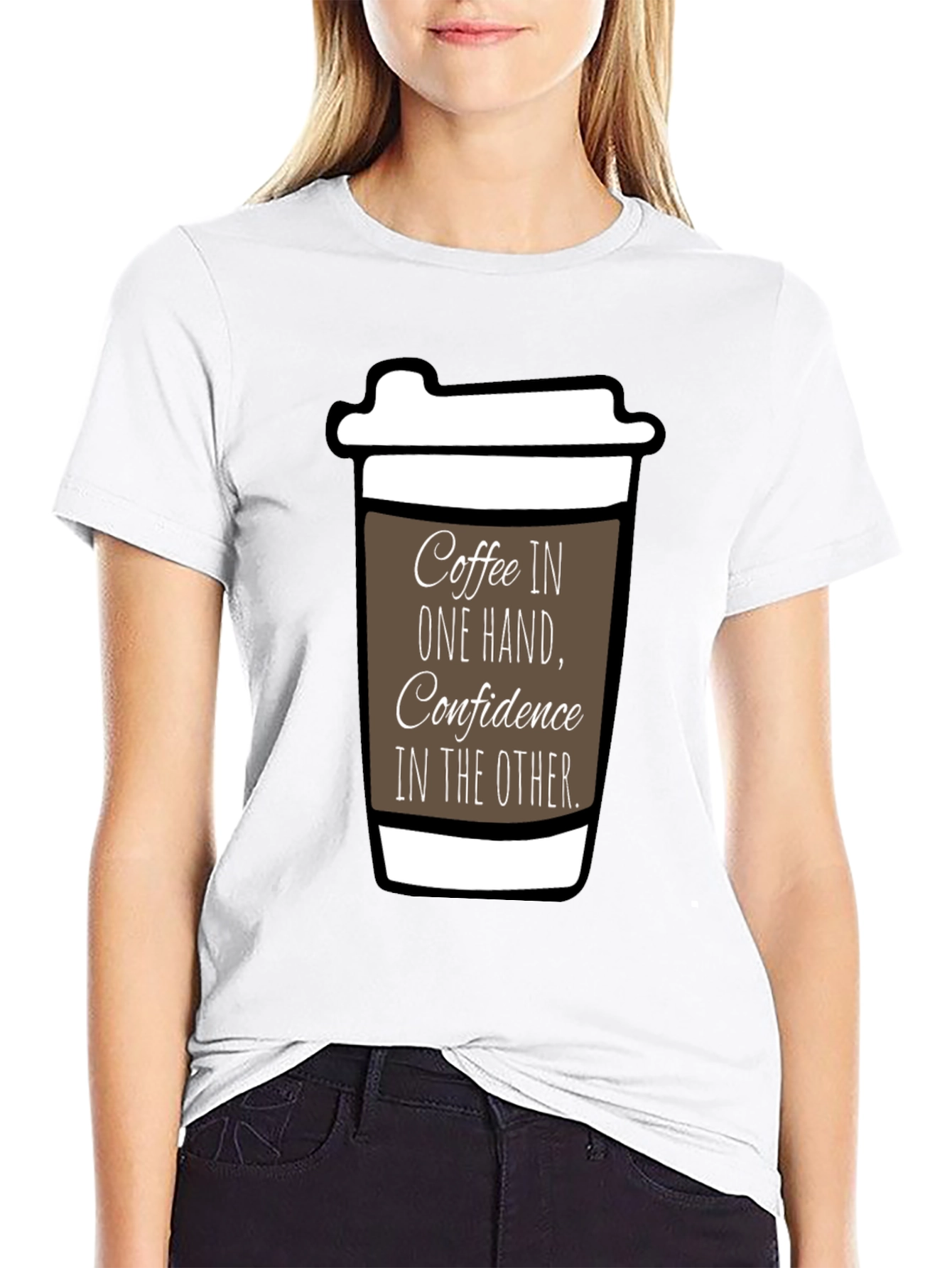 Coffee & Confidence Graphic Tee