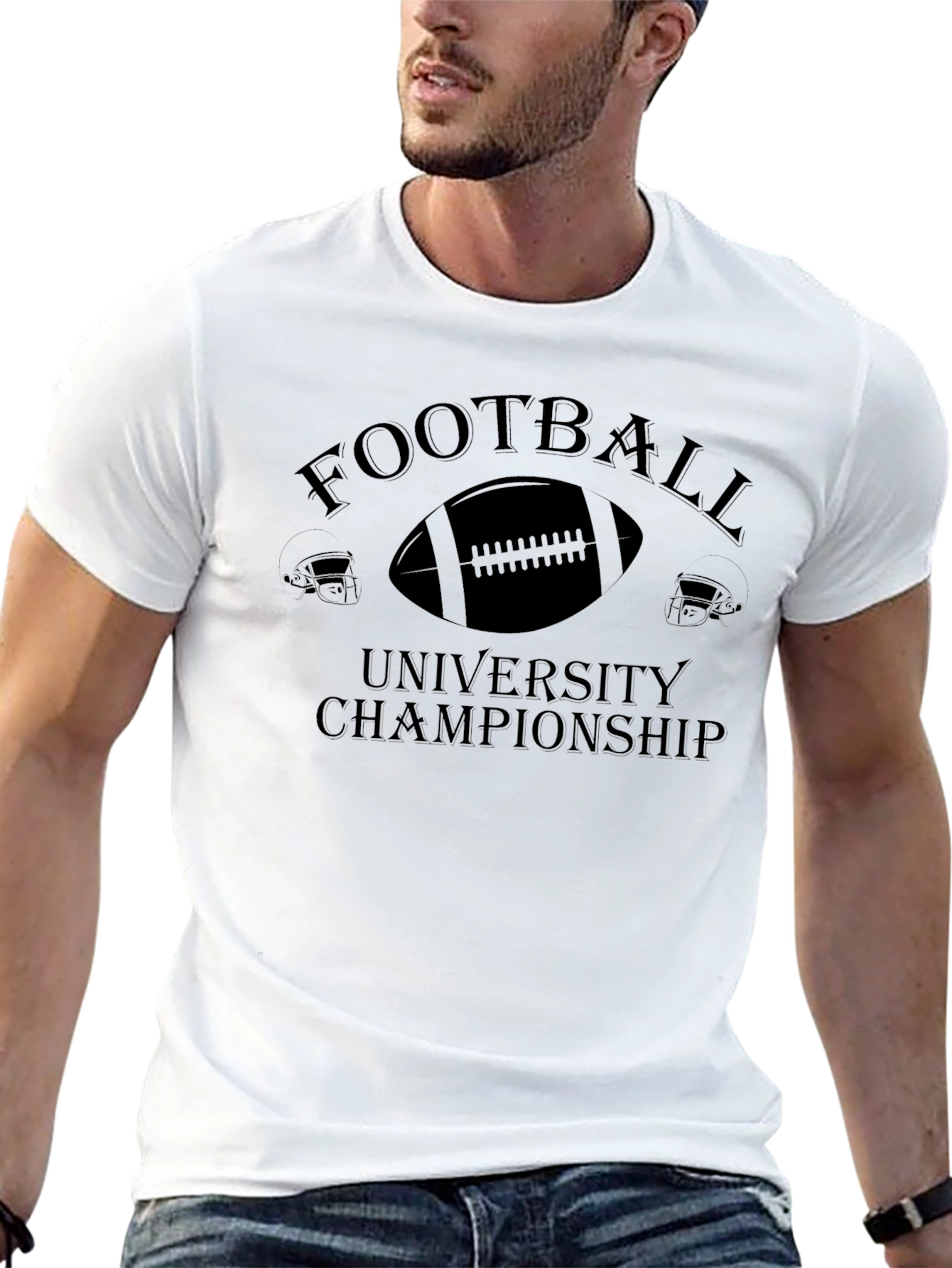 Football University Championship Graphic Tee