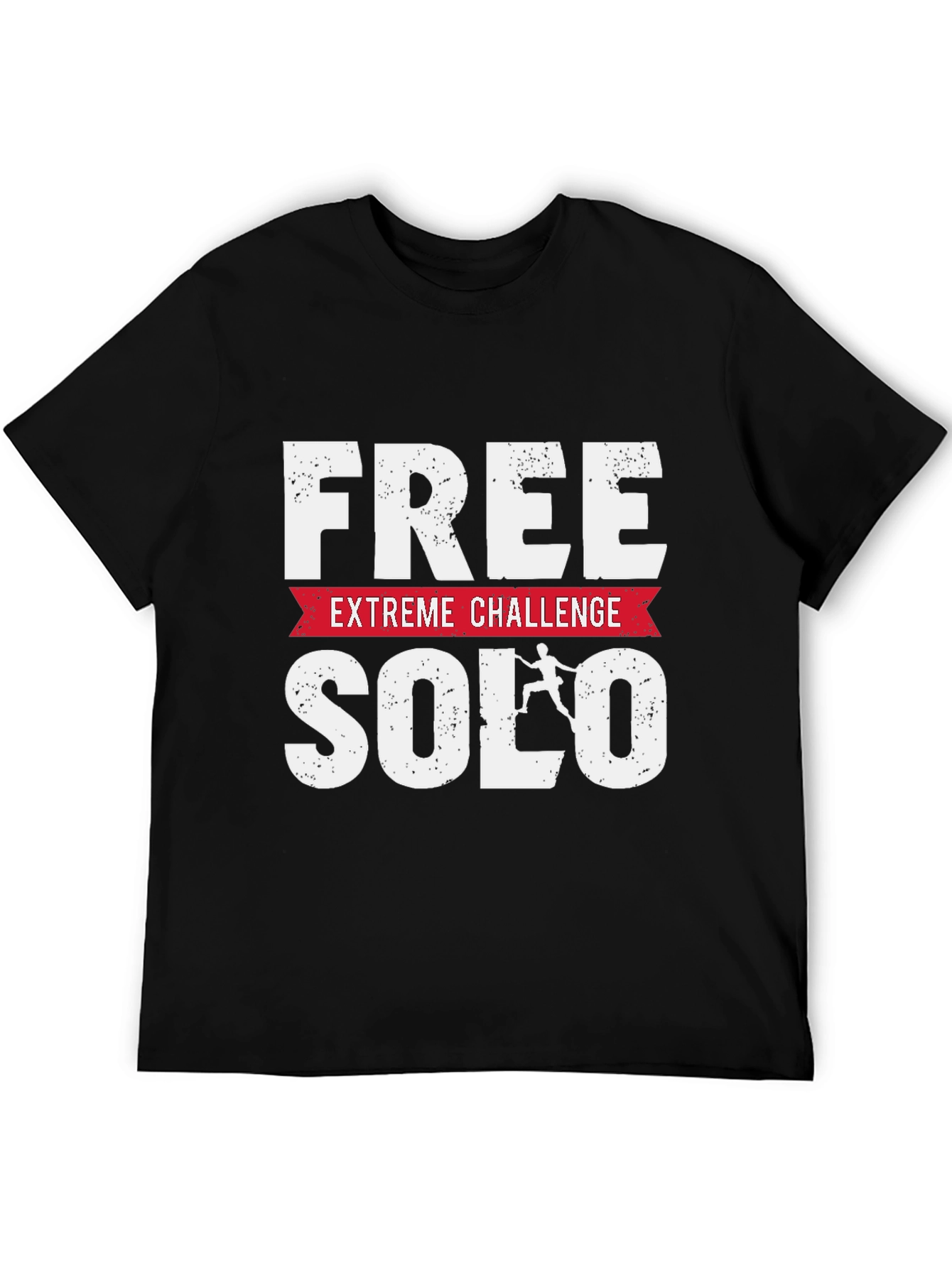 Free Solo Extreme Challenge Black T-Shirt