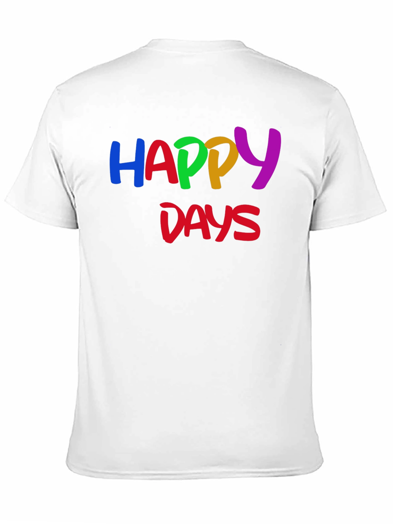 Happy Days Graphic T-Shirt - Black Tee