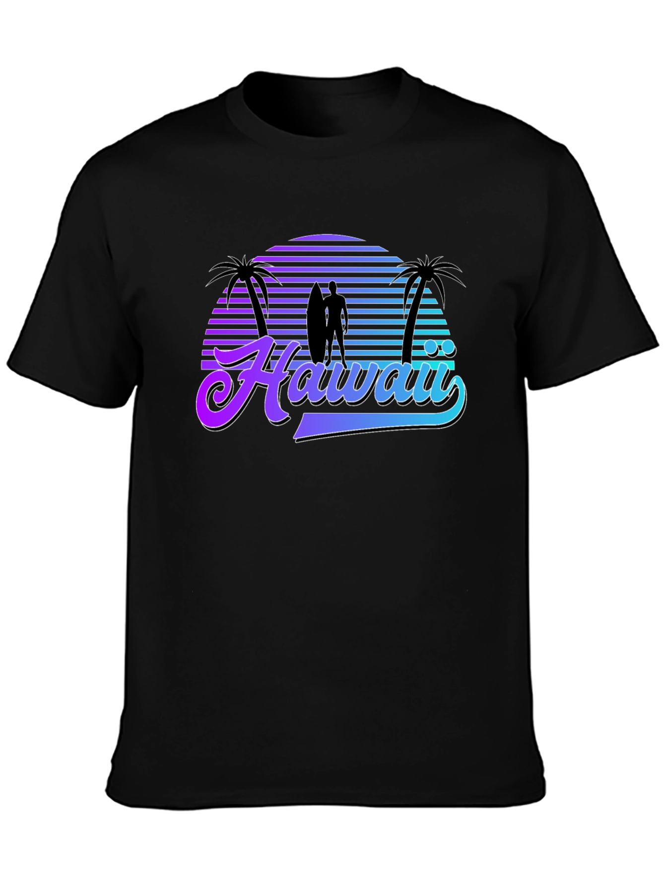 Hawaii Sunset Graphic T-Shirt