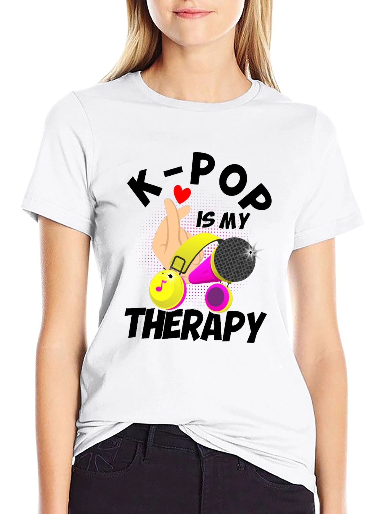 K-Pop Is My Therapy Graphic Tee