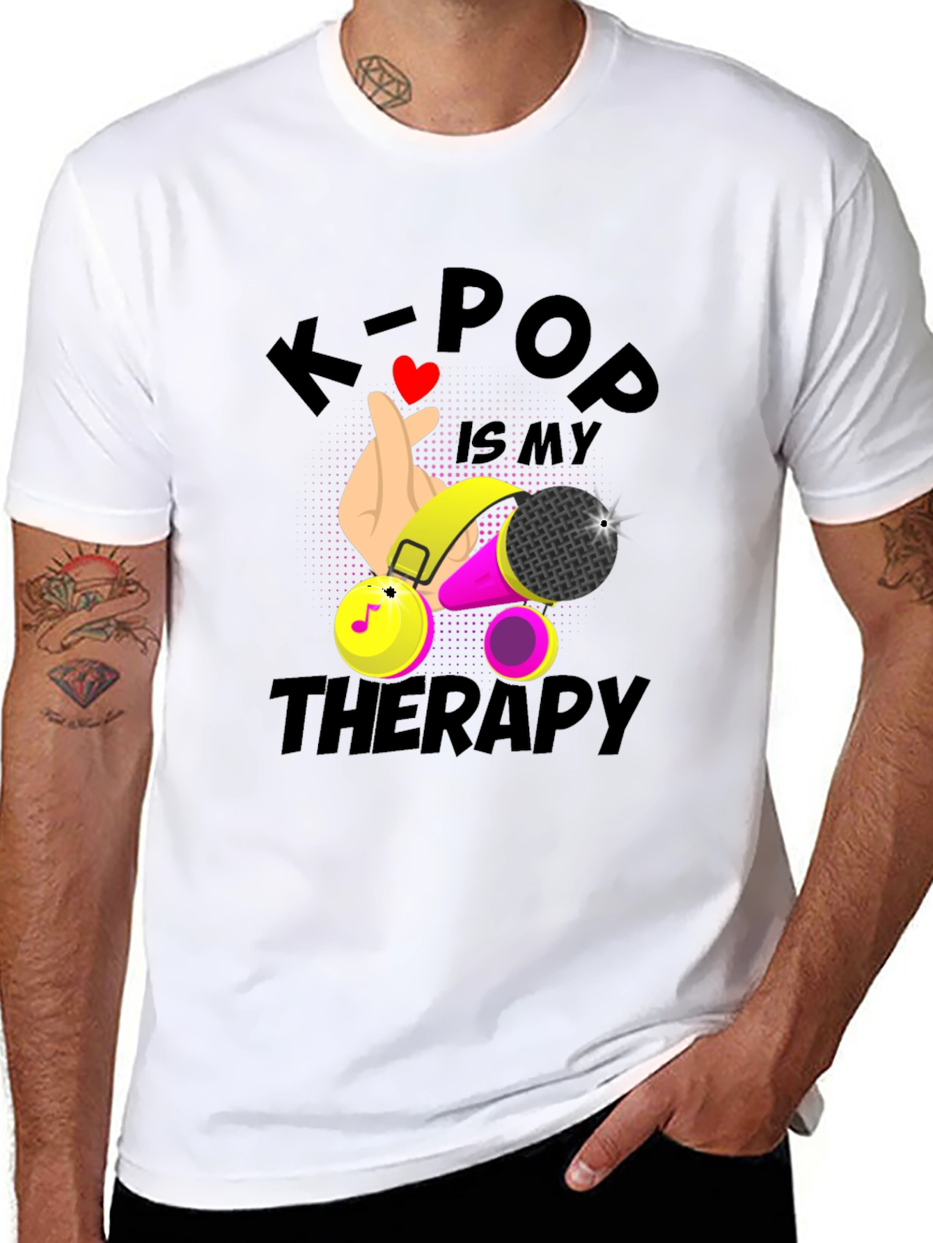 K-Pop Is My Therapy Graphic Tee