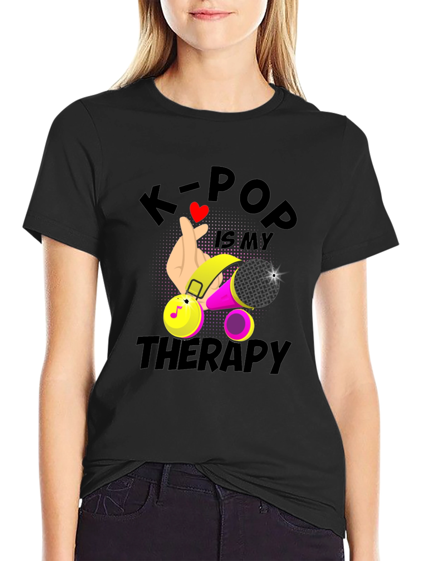 K-Pop Is My Therapy Graphic Tee