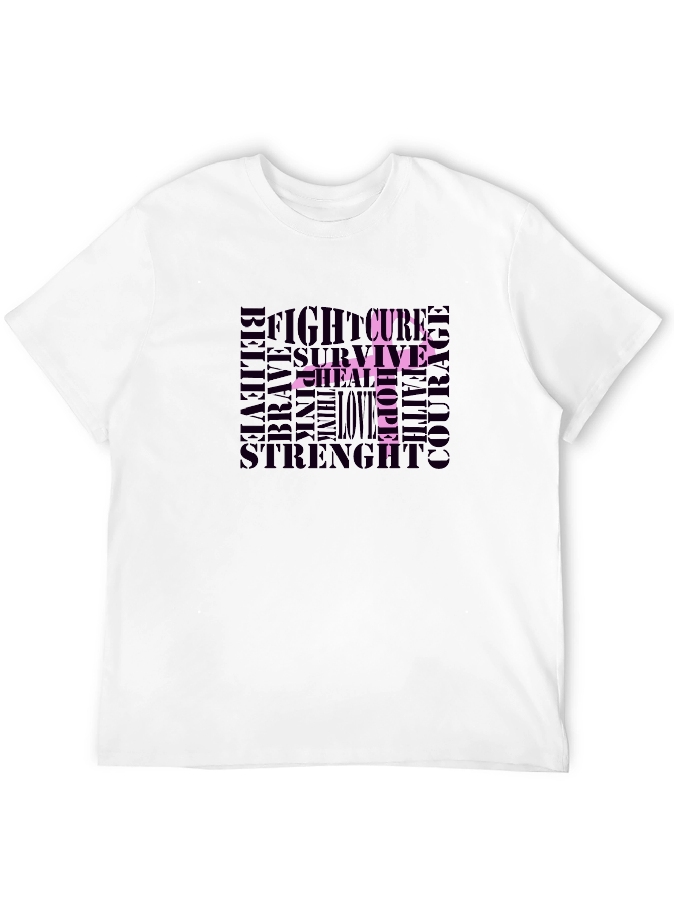 Breast Cancer Awareness Ribbon T-Shirt