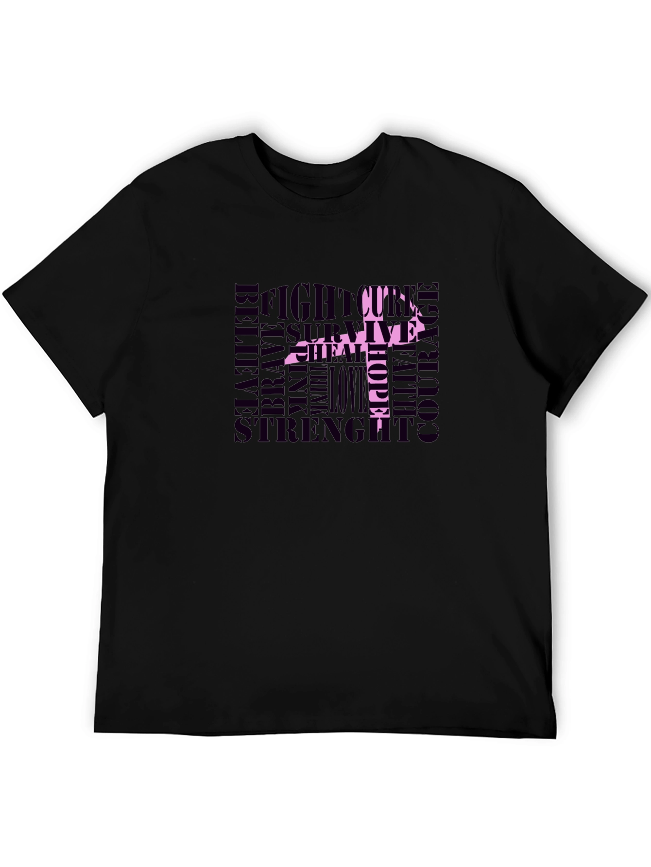 Breast Cancer Awareness Ribbon T-Shirt