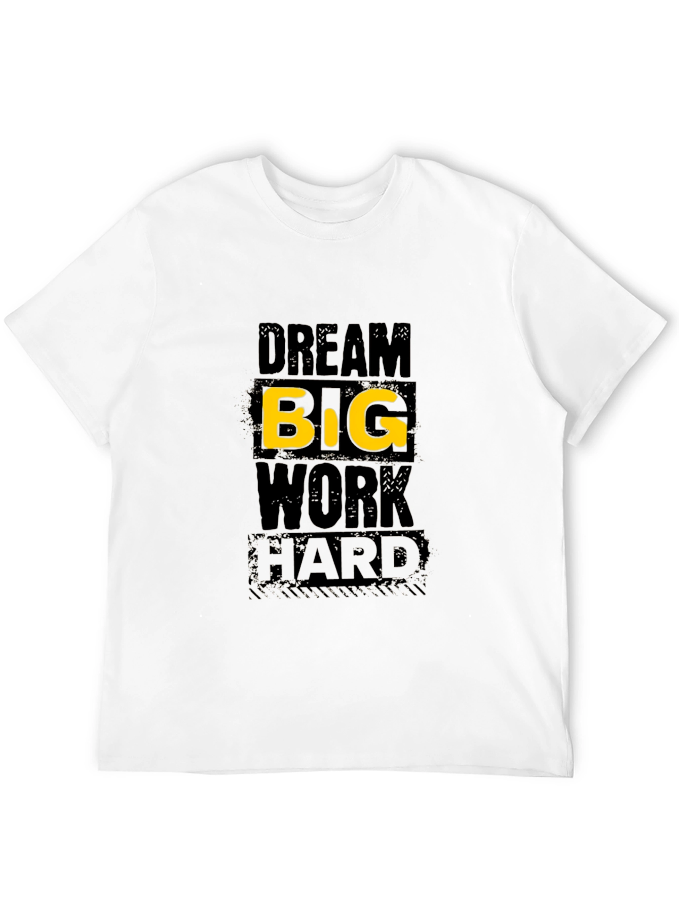 Dream Big Graphic Print Black T-Shirt