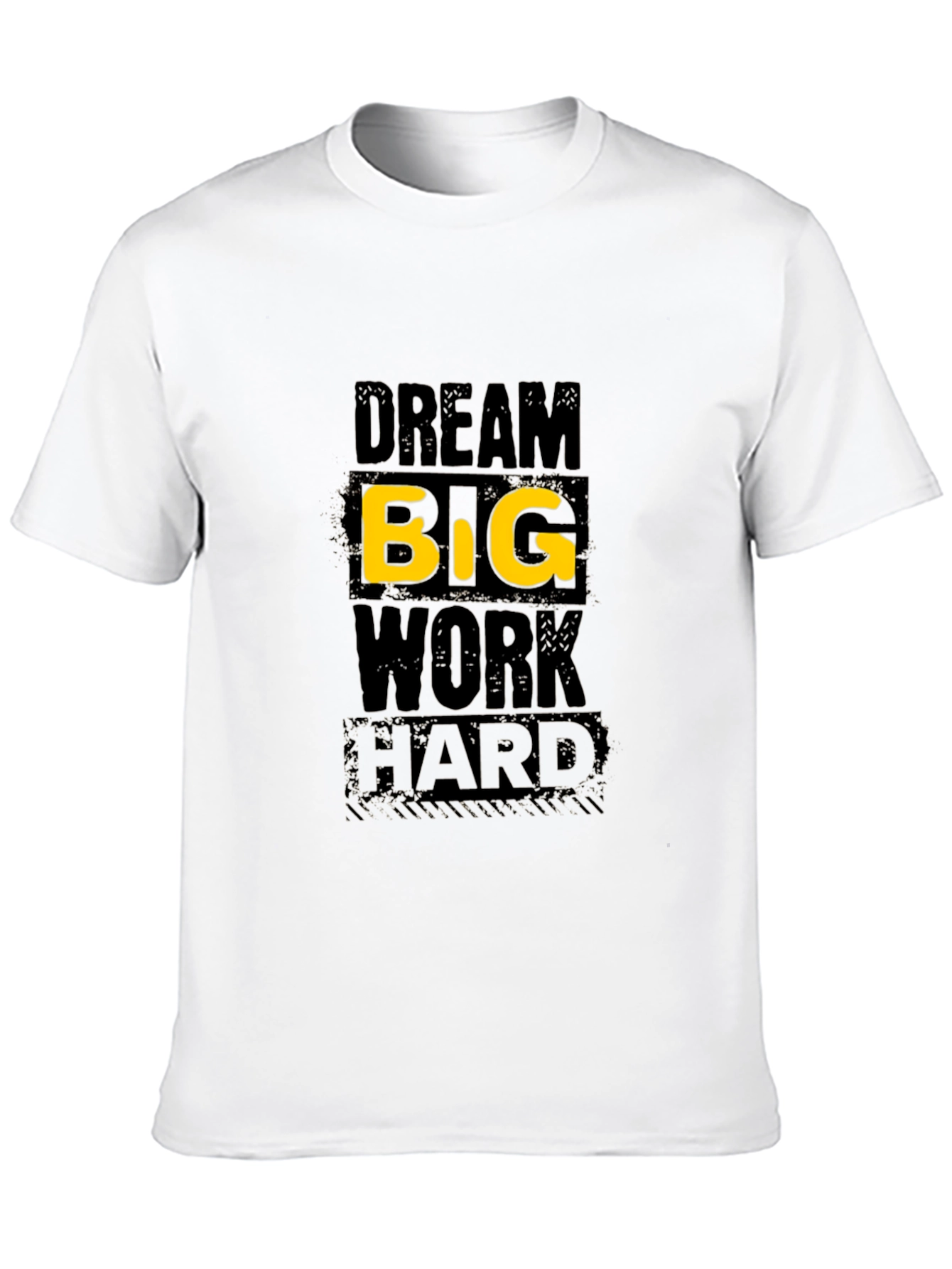 Dream Big Graphic Print Black T-Shirt