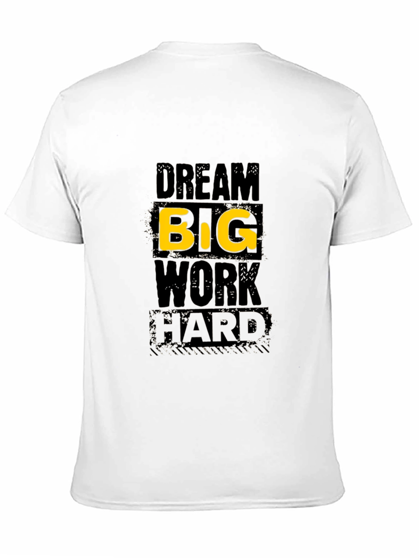 Dream Big Graphic Print Black T-Shirt