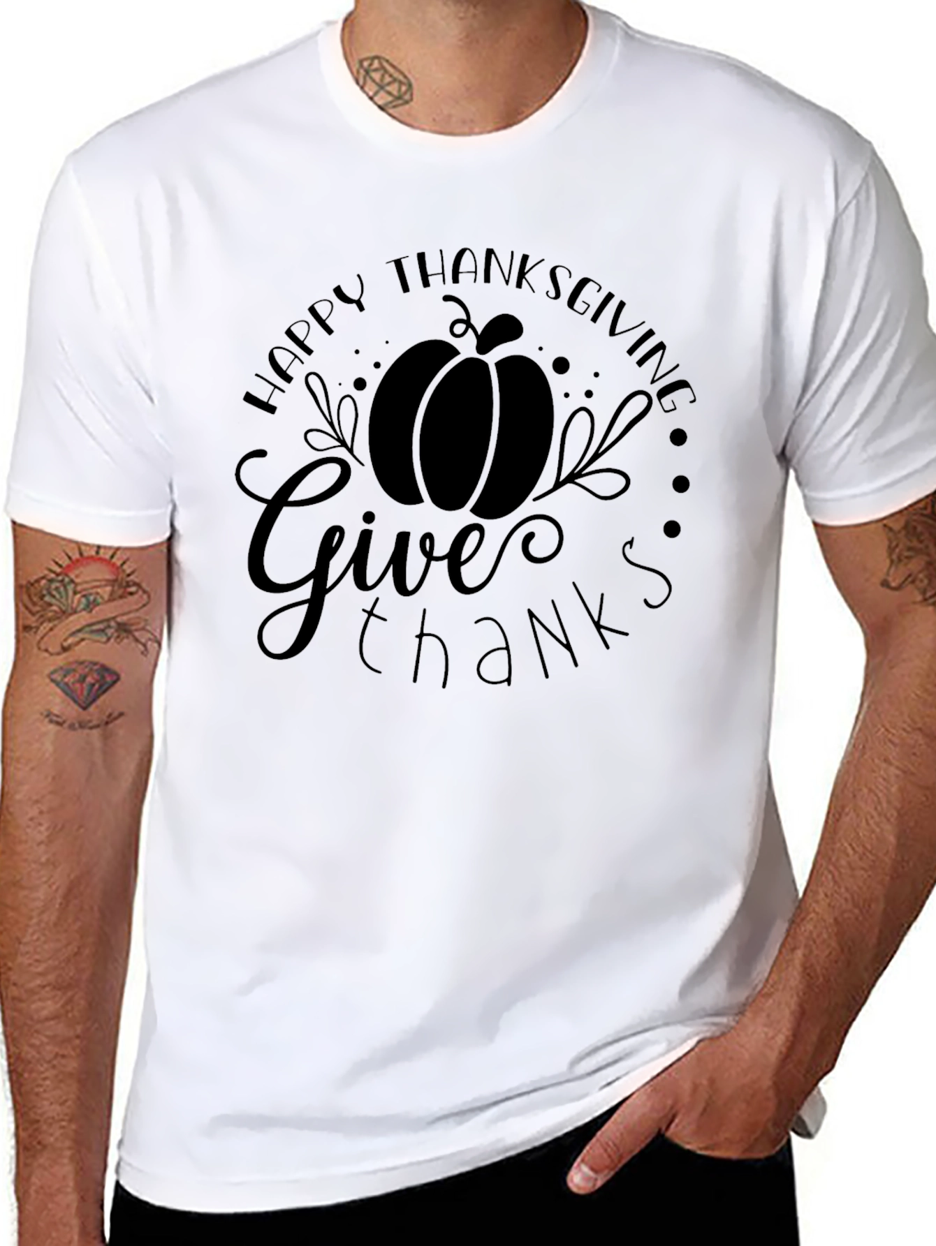 Thanksgiving Give Thanks T-Shirt