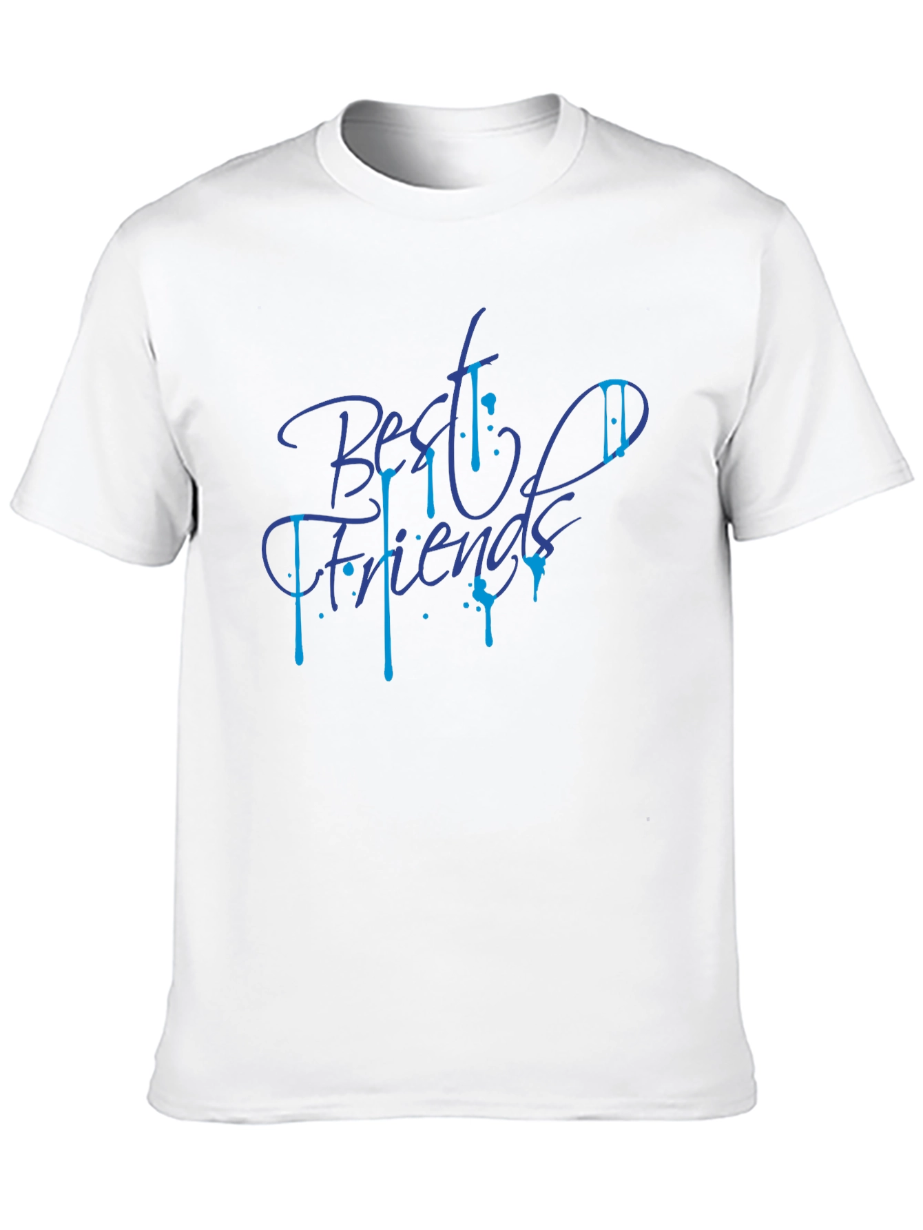 Best Friends Graphic Tee - Stylish Black T-Shirt