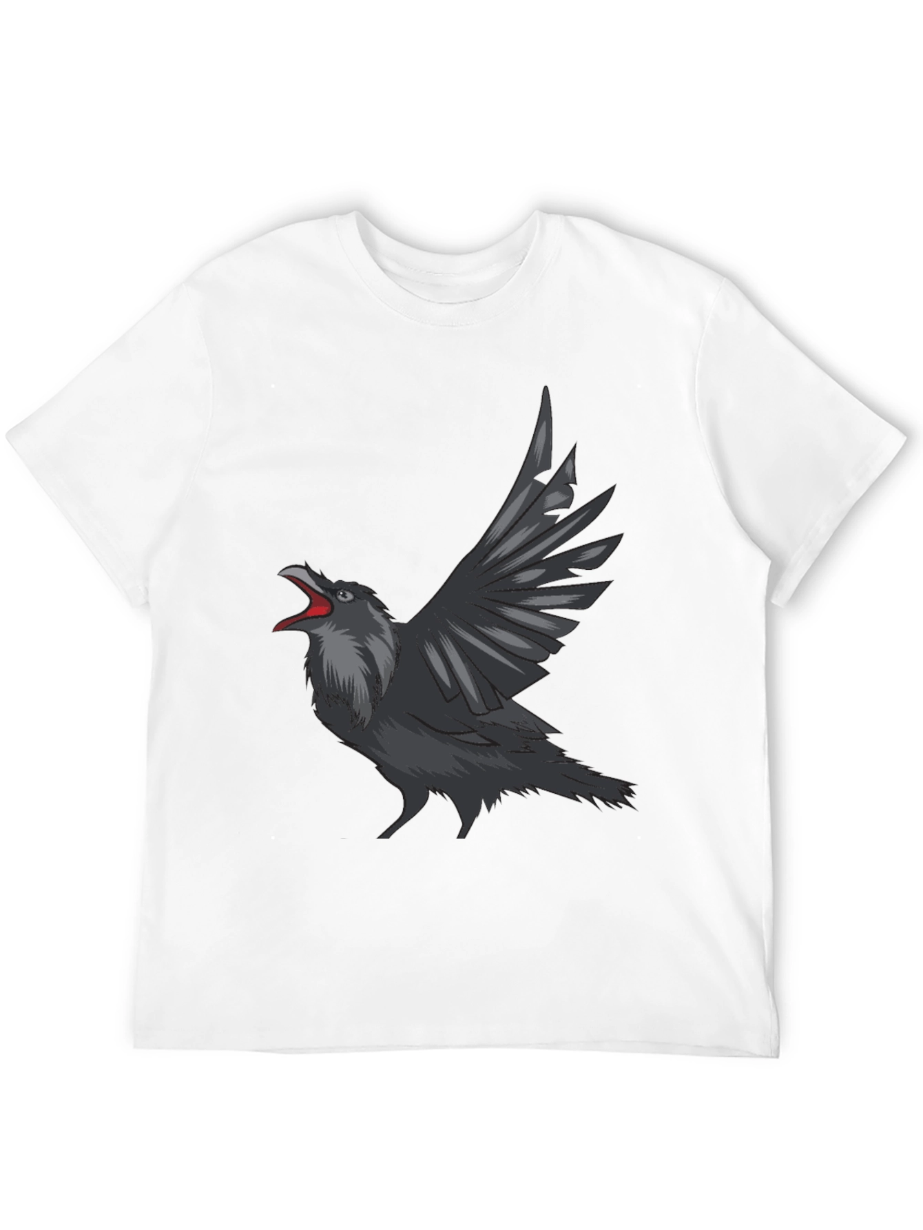 Raven Graphic Tee - Mens Black T-Shirt