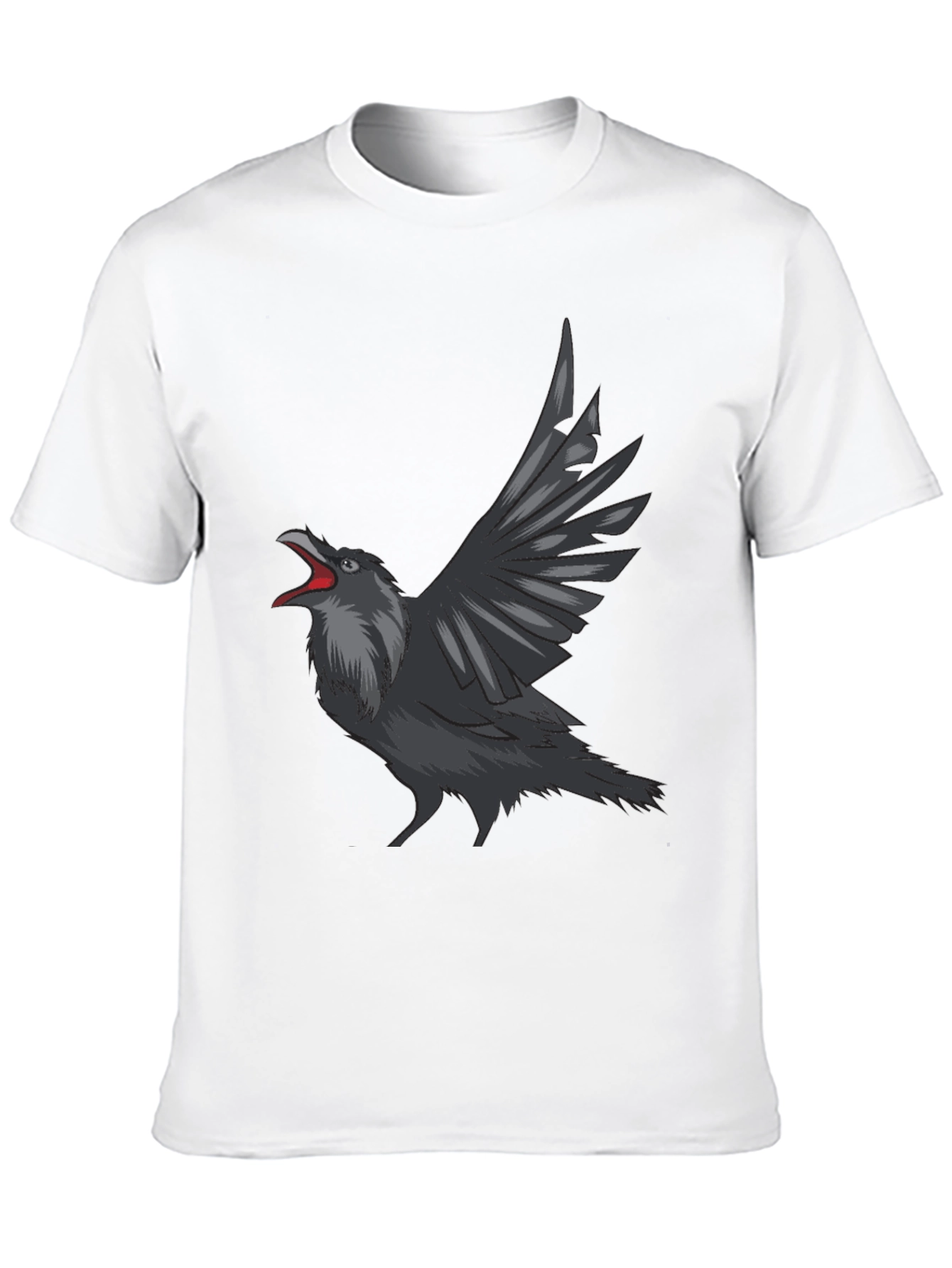 Raven Graphic Tee - Mens Black T-Shirt