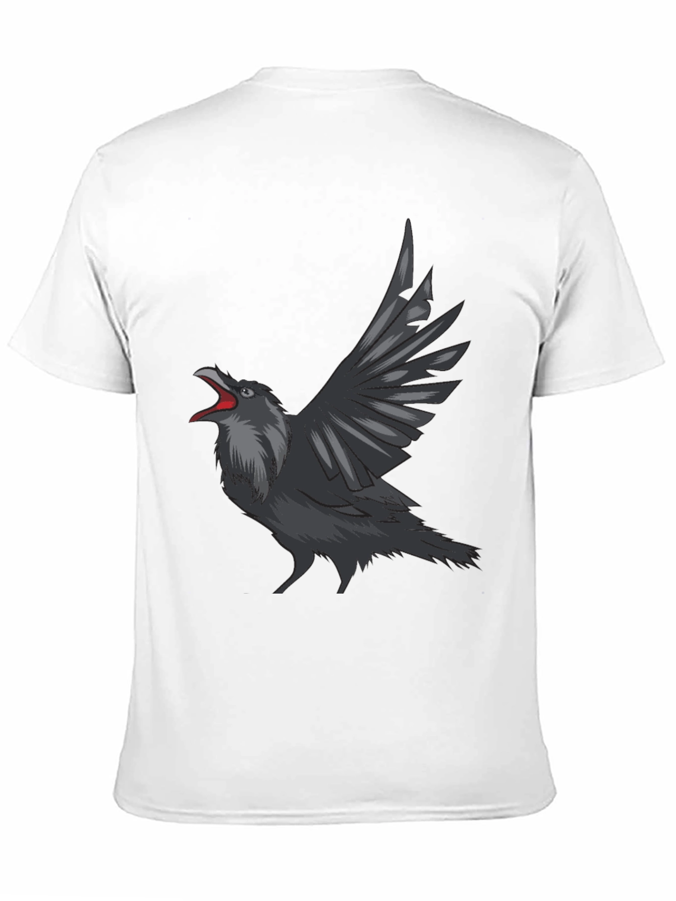 Raven Graphic Tee - Mens Black T-Shirt