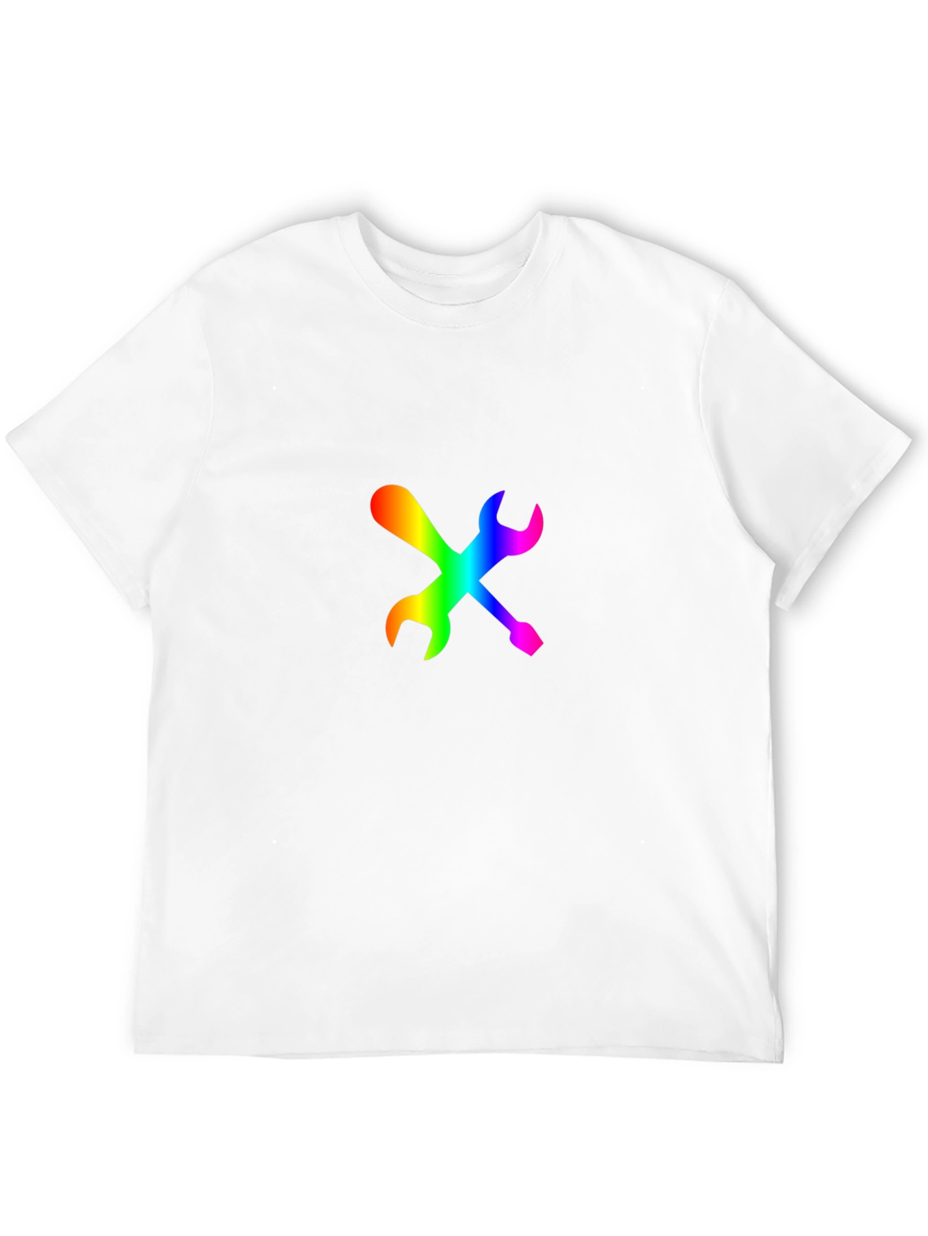 Rainbow Tools Graphic Tee - Stylish Black T-Shirt