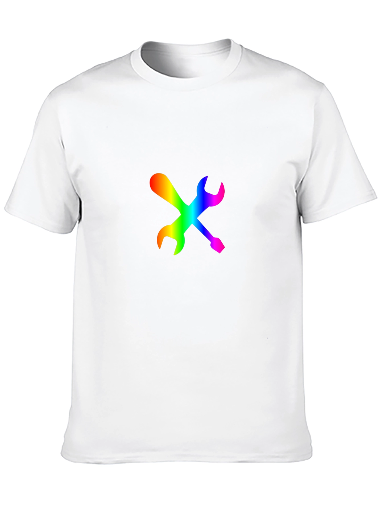 Rainbow Tools Graphic Tee - Stylish Black T-Shirt