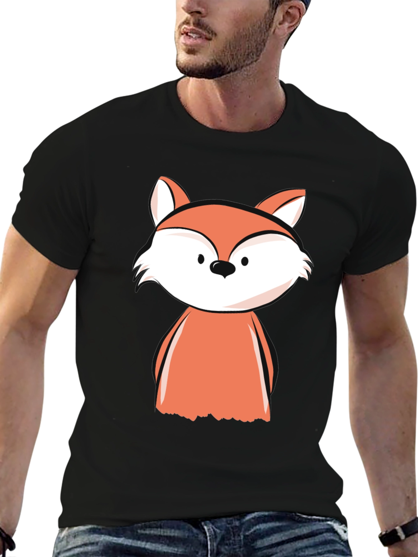 Fox Graphic Tee - Mens Black T-Shirt