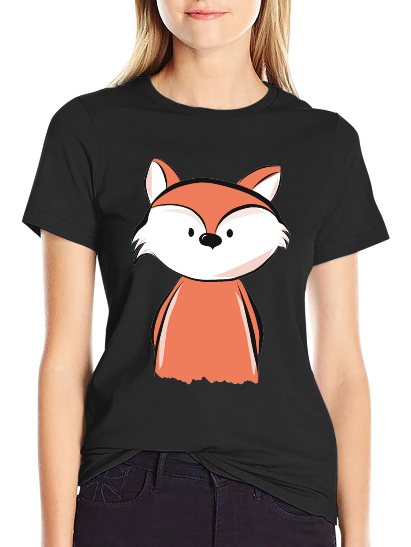 Fox Graphic Tee - Mens Black T-Shirt