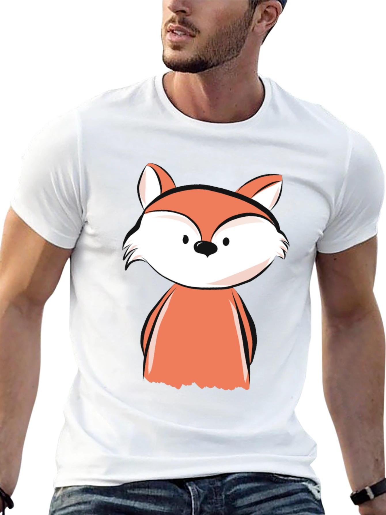 Fox Graphic Tee - Mens Black T-Shirt