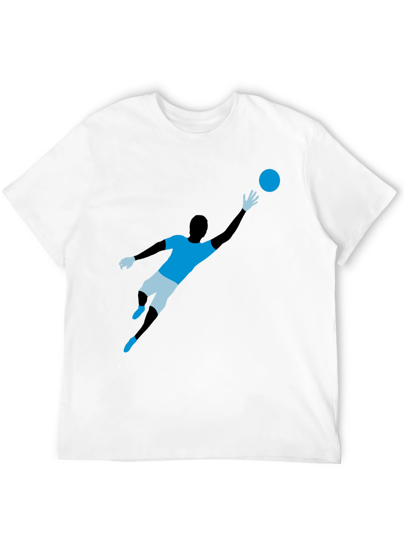 Soccer Goalie Graphic T-Shirt - Black
