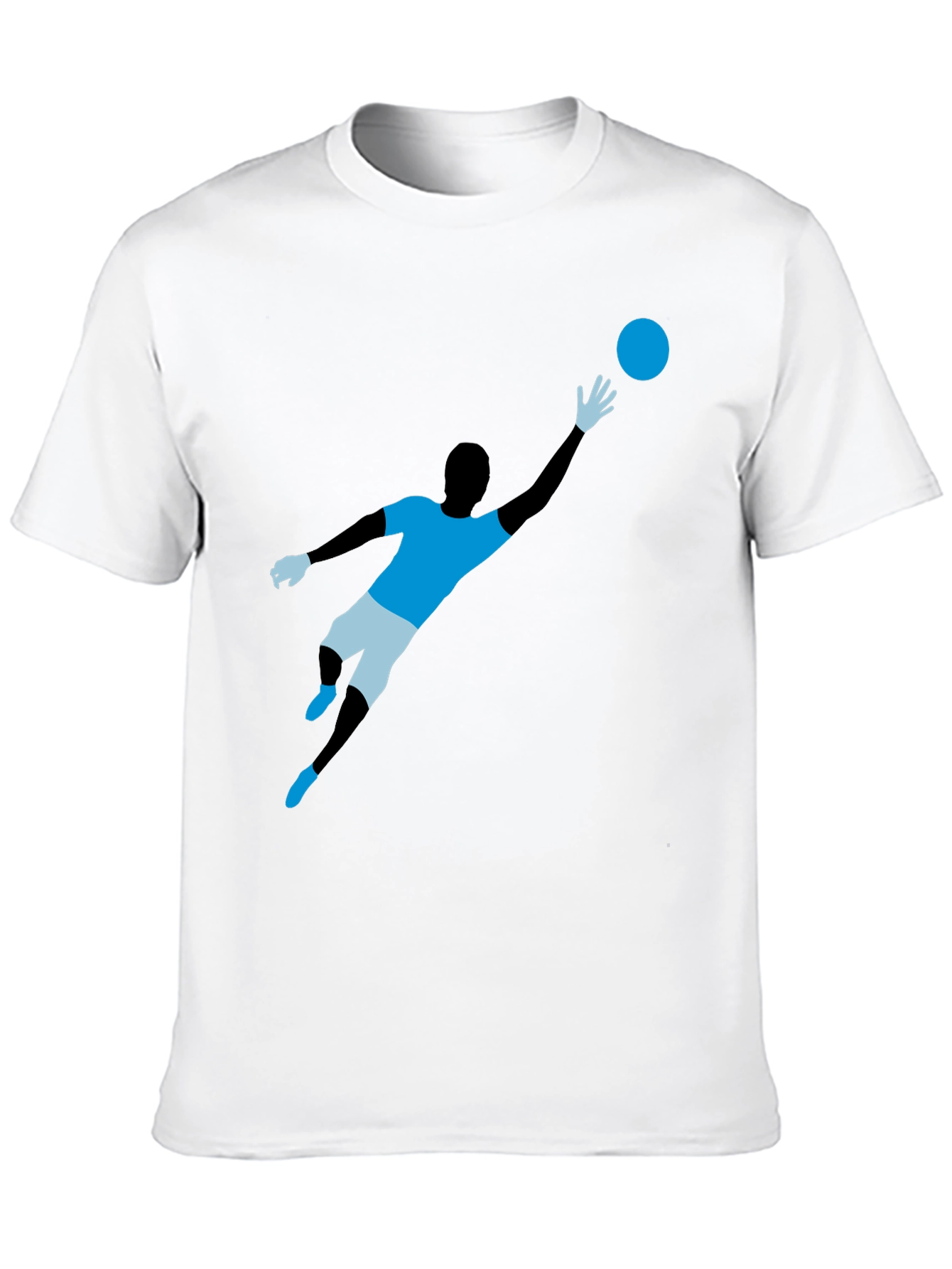 Soccer Goalie Graphic T-Shirt - Black