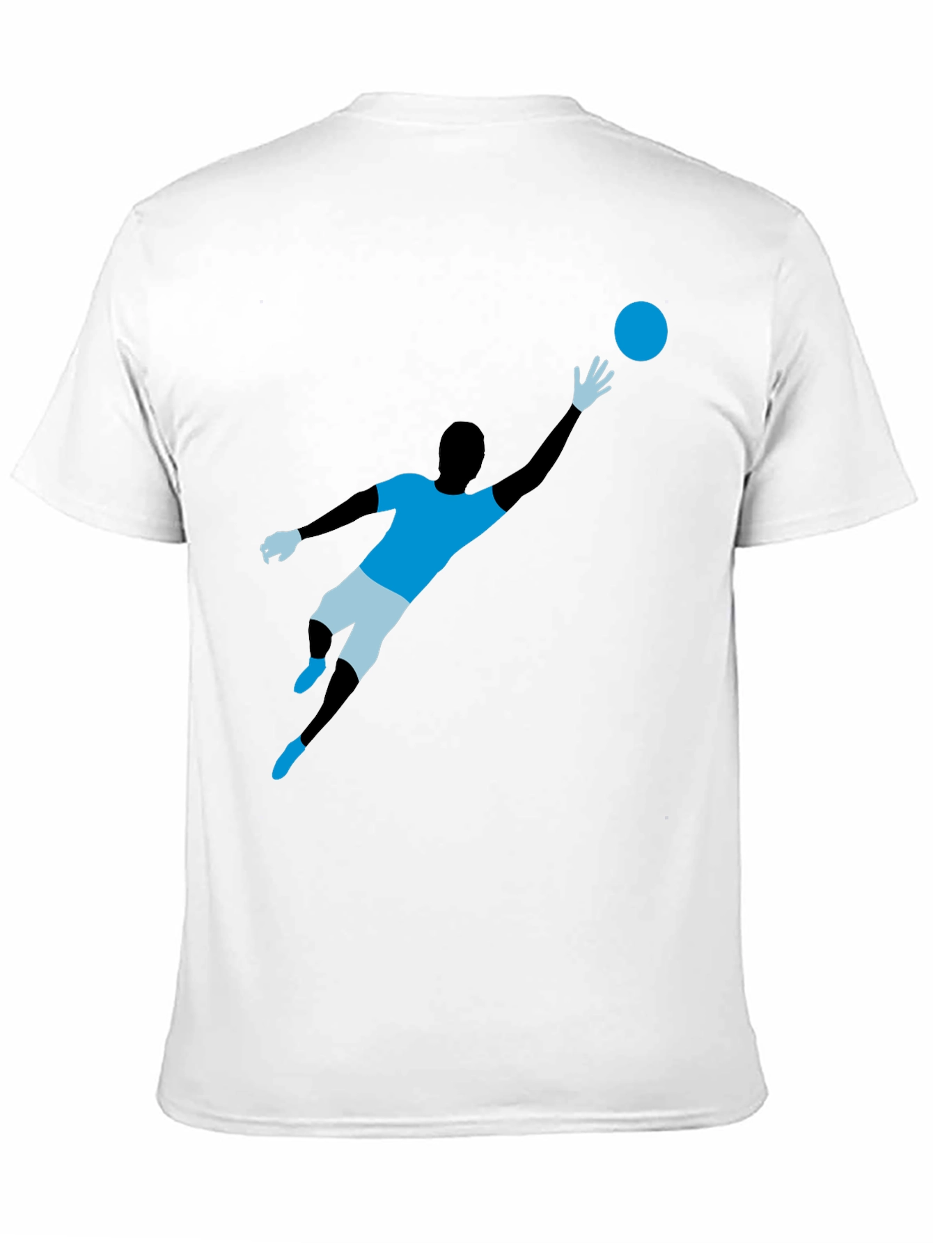 Soccer Goalie Graphic T-Shirt - Black