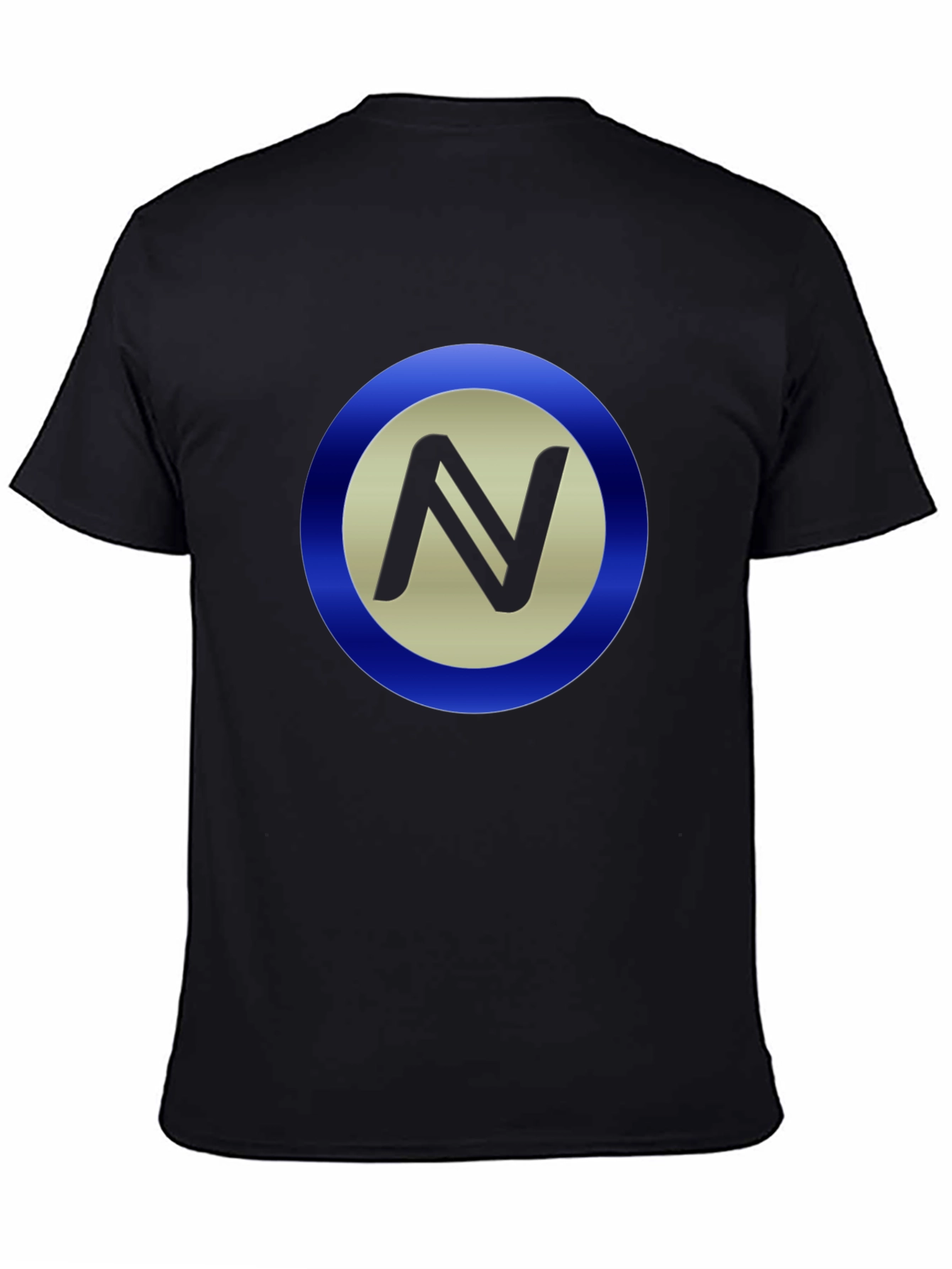 Stylish Black T-Shirt with Circle N Logo